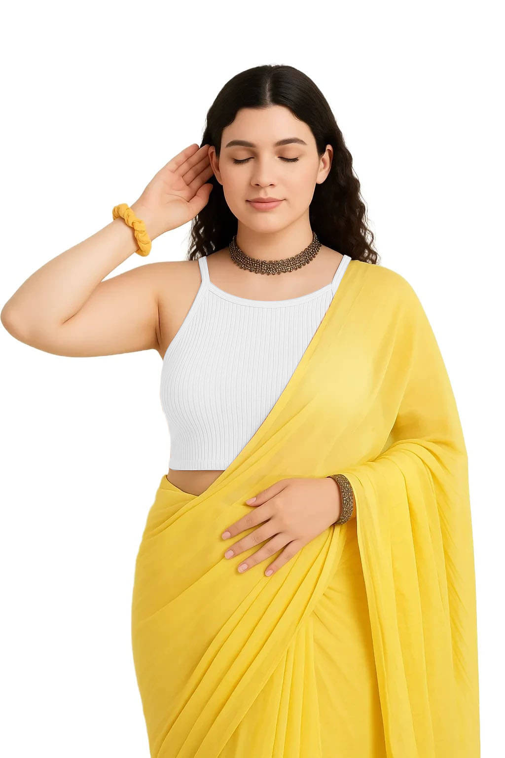 SOHOT White Readymade without Pad Cotton Women's Blouse ( Pack of 1 ) SOHOT White Readymade without Pad Cotton Women's Blouse ( Pack of 1 )
