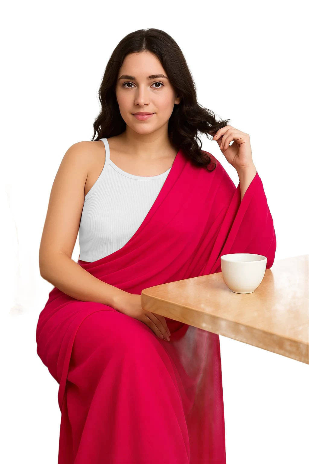     			SOHOT White Readymade without Pad Cotton Women's Blouse ( Pack of 1 )