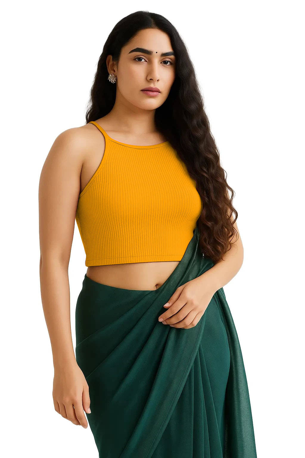 SOHOT Yellow Readymade without Pad Cotton Women's Blouse ( Pack of 1 )     			SOHOT Yellow Readymade without Pad Cotton Women's Blouse ( Pack of 1 )