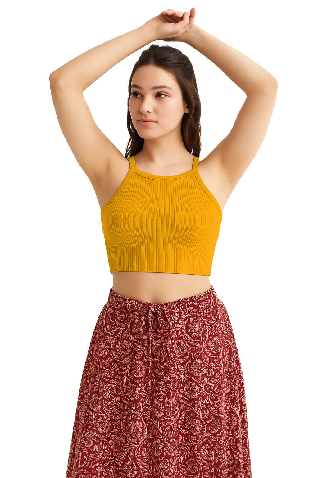 SOHOT Yellow Readymade without Pad Cotton Women's Blouse ( Pack of 1 )     			SOHOT Yellow Readymade without Pad Cotton Women's Blouse ( Pack of 1 )