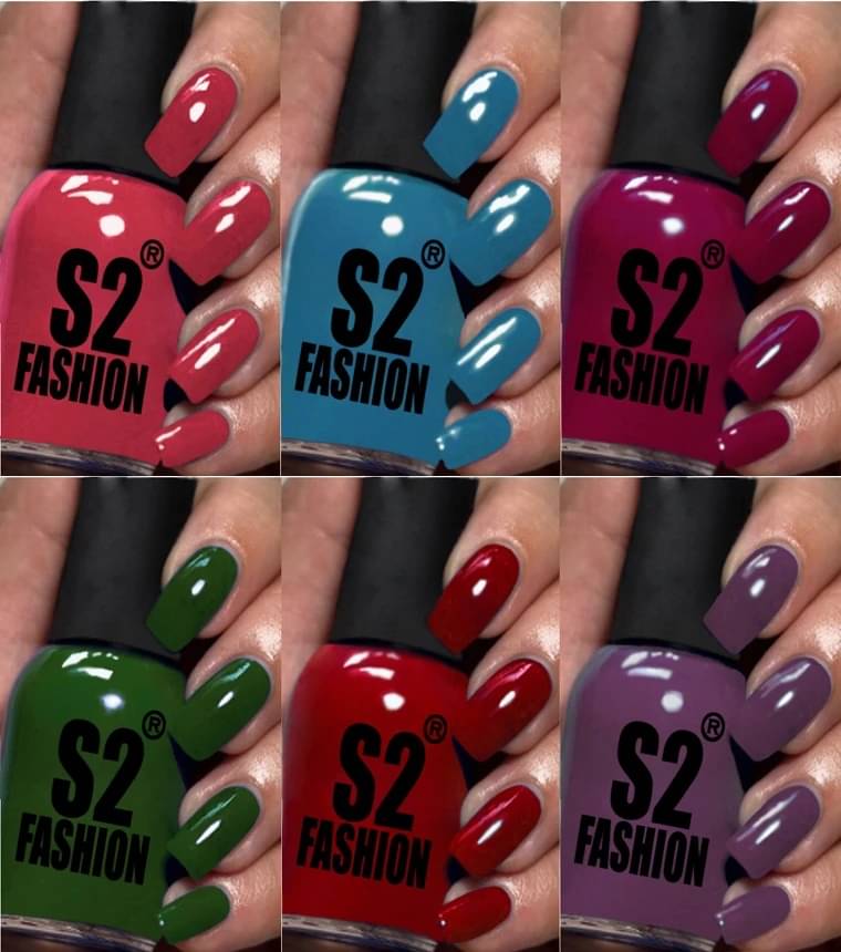     			AQ FASHION Multi Nail Polish 54 ( Pack of 6 )