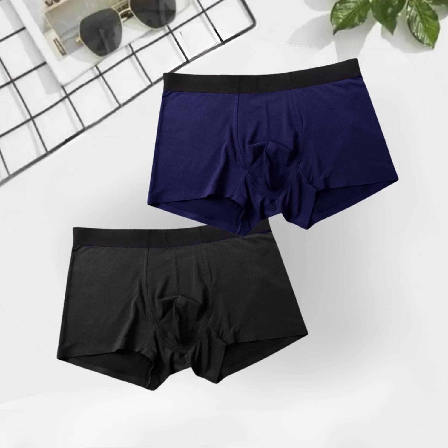 PANICIA Pack of 2 Nylon Trunks For Men's ( Multicolor )     			PANICIA Pack of 2 Nylon Trunks For Men's ( Multicolor )