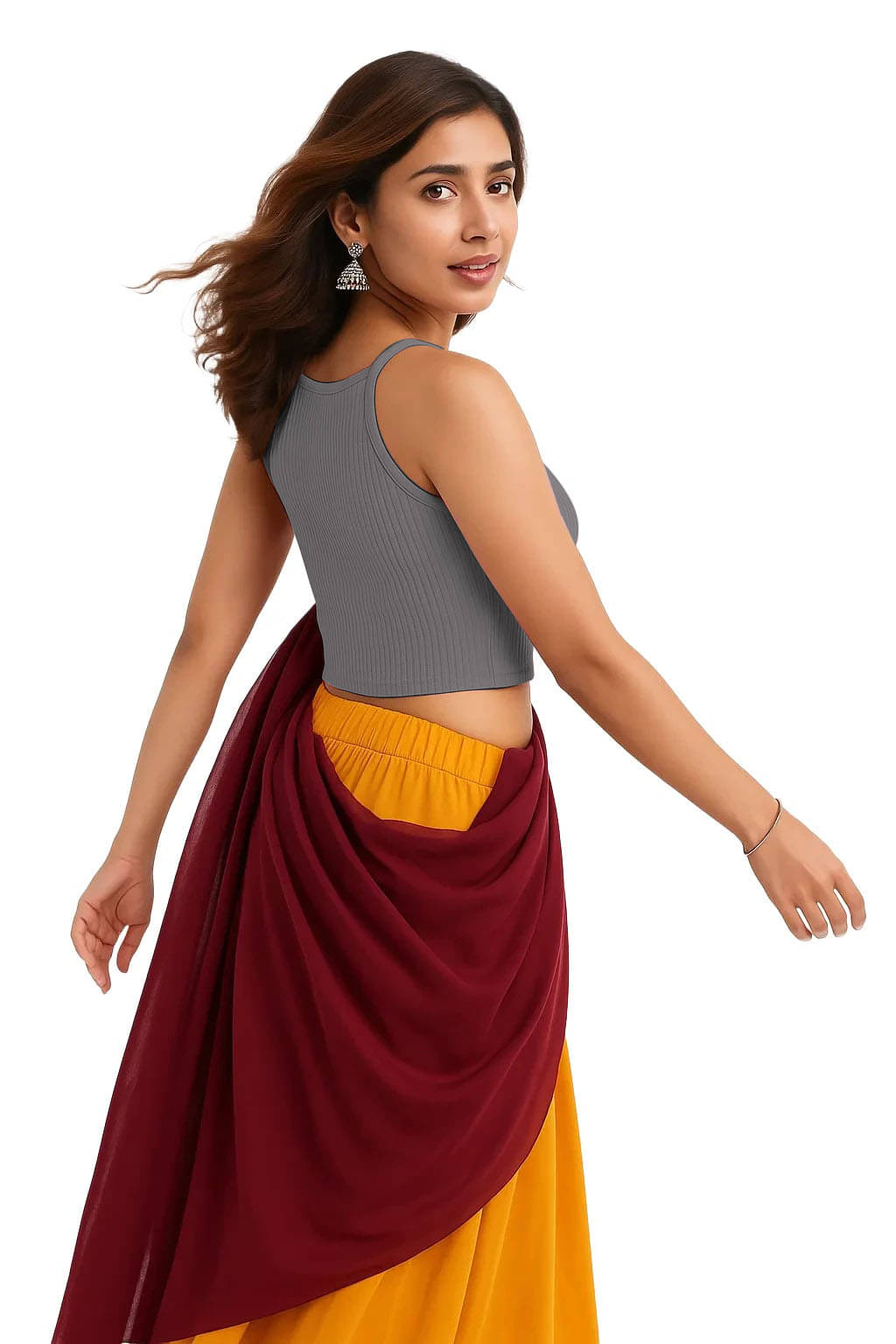 SOHOT Grey Readymade without Pad Cotton Women's Blouse ( Pack of 1 )     			SOHOT Grey Readymade without Pad Cotton Women's Blouse ( Pack of 1 )