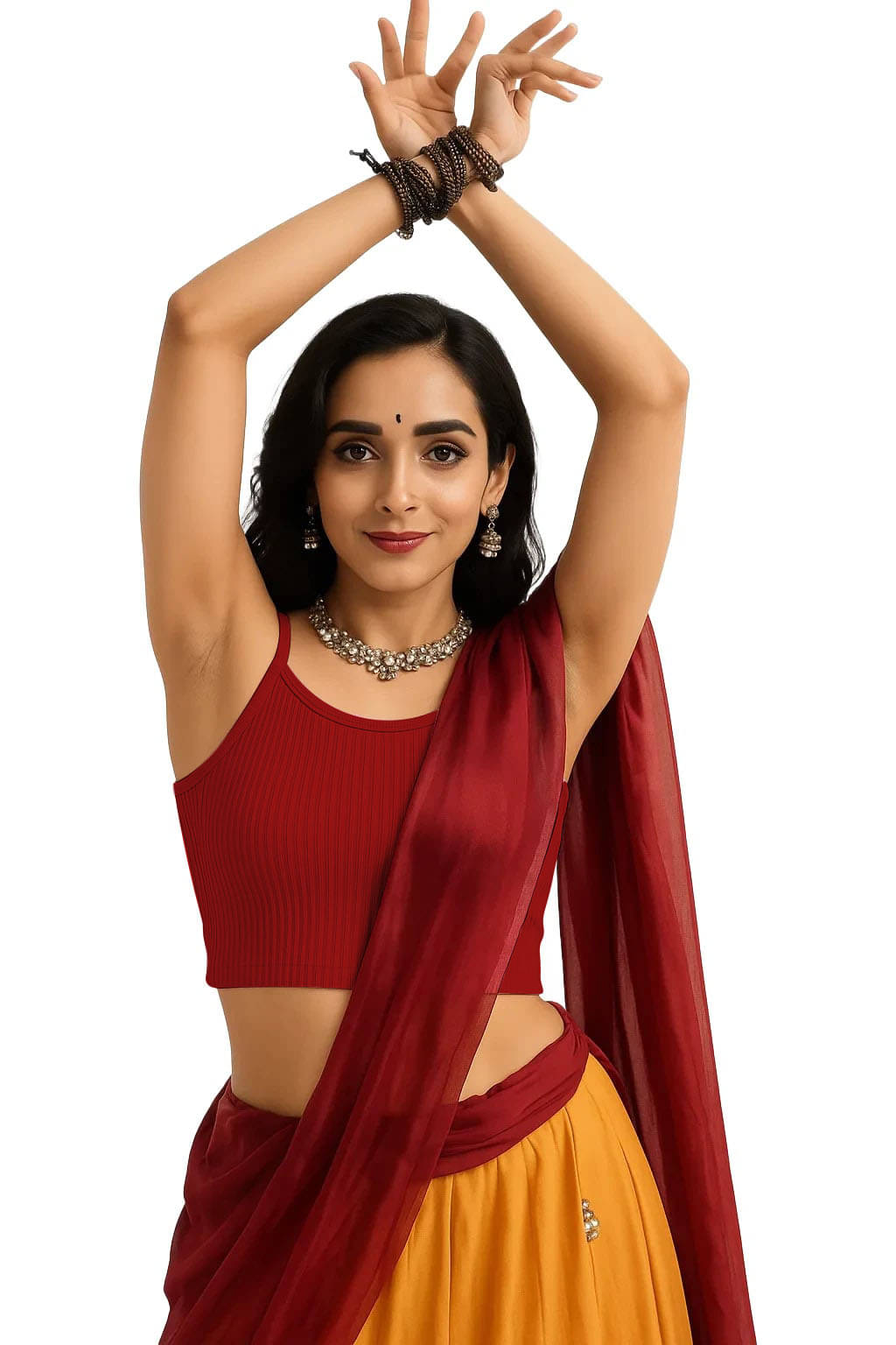 SOHOT Maroon Readymade without Pad Cotton Women's Blouse ( Pack of 1 ) SOHOT Maroon Readymade without Pad Cotton Women's Blouse ( Pack of 1 )
