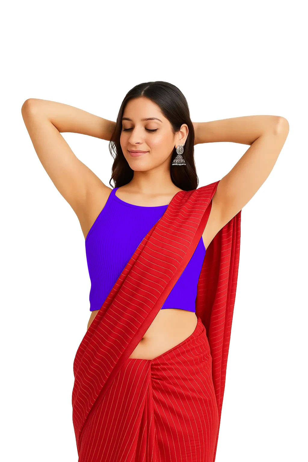 SOHOT Purple Readymade without Pad Cotton Women's Blouse ( Pack of 1 ) SOHOT Purple Readymade without Pad Cotton Women's Blouse ( Pack of 1 )