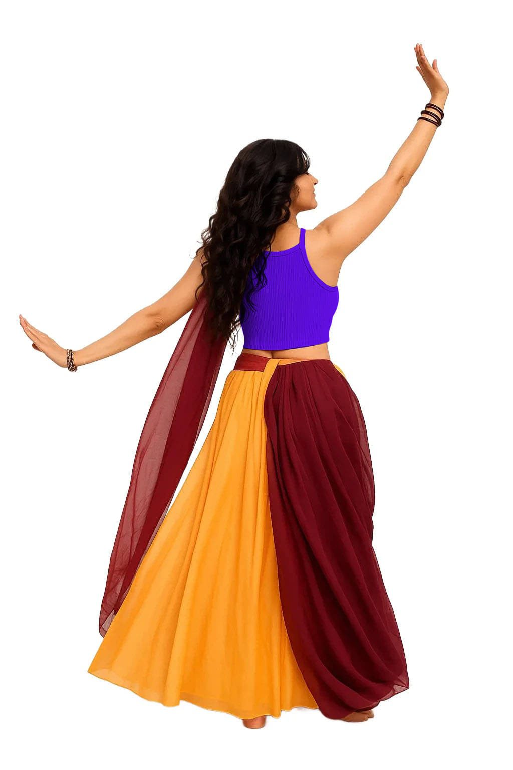     			SOHOT Purple Readymade without Pad Cotton Women's Blouse ( Pack of 1 )
