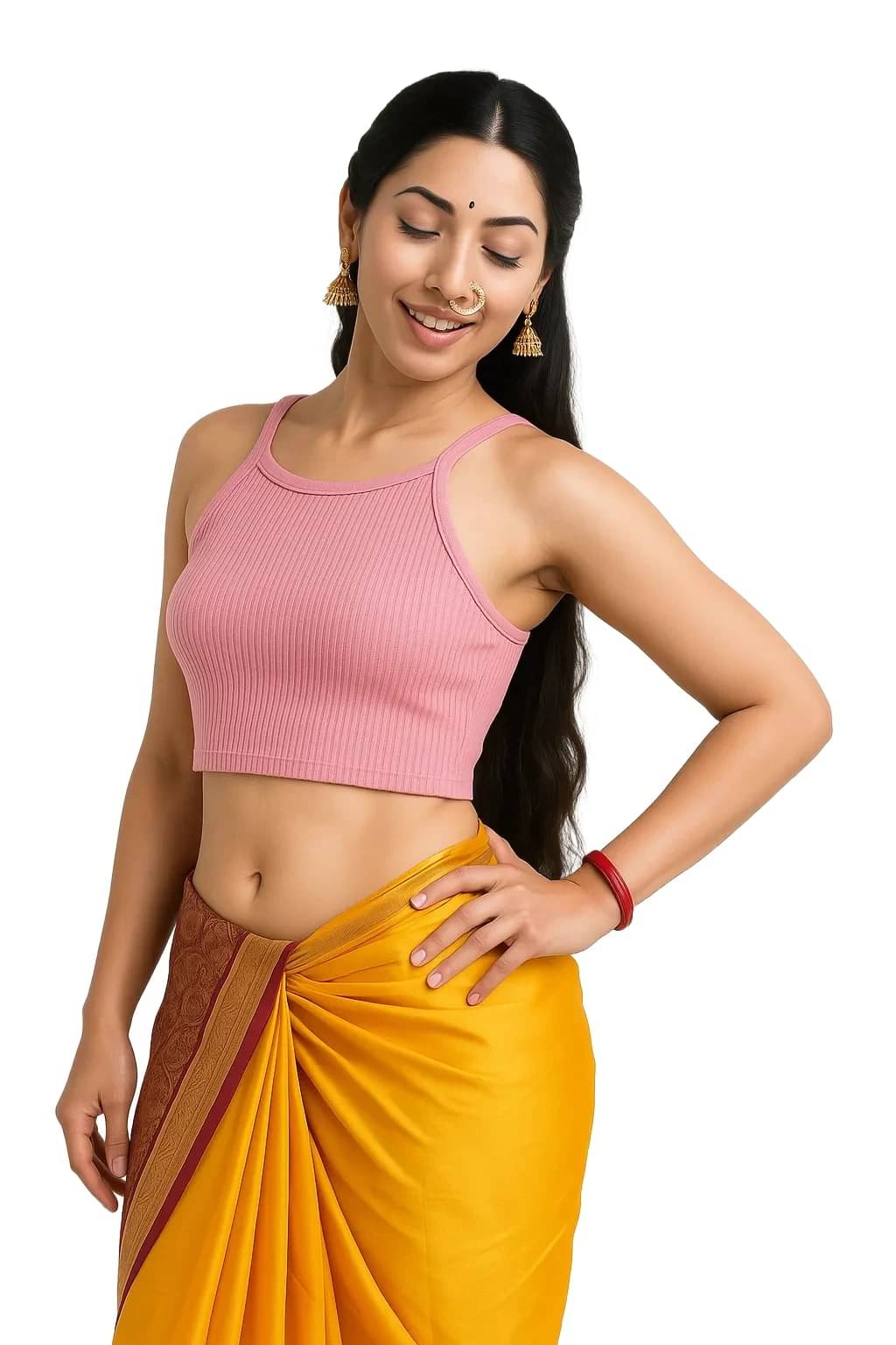SOHOT Rose Gold Readymade without Pad Cotton Women's Blouse ( Pack of 1 )     			SOHOT Rose Gold Readymade without Pad Cotton Women's Blouse ( Pack of 1 )