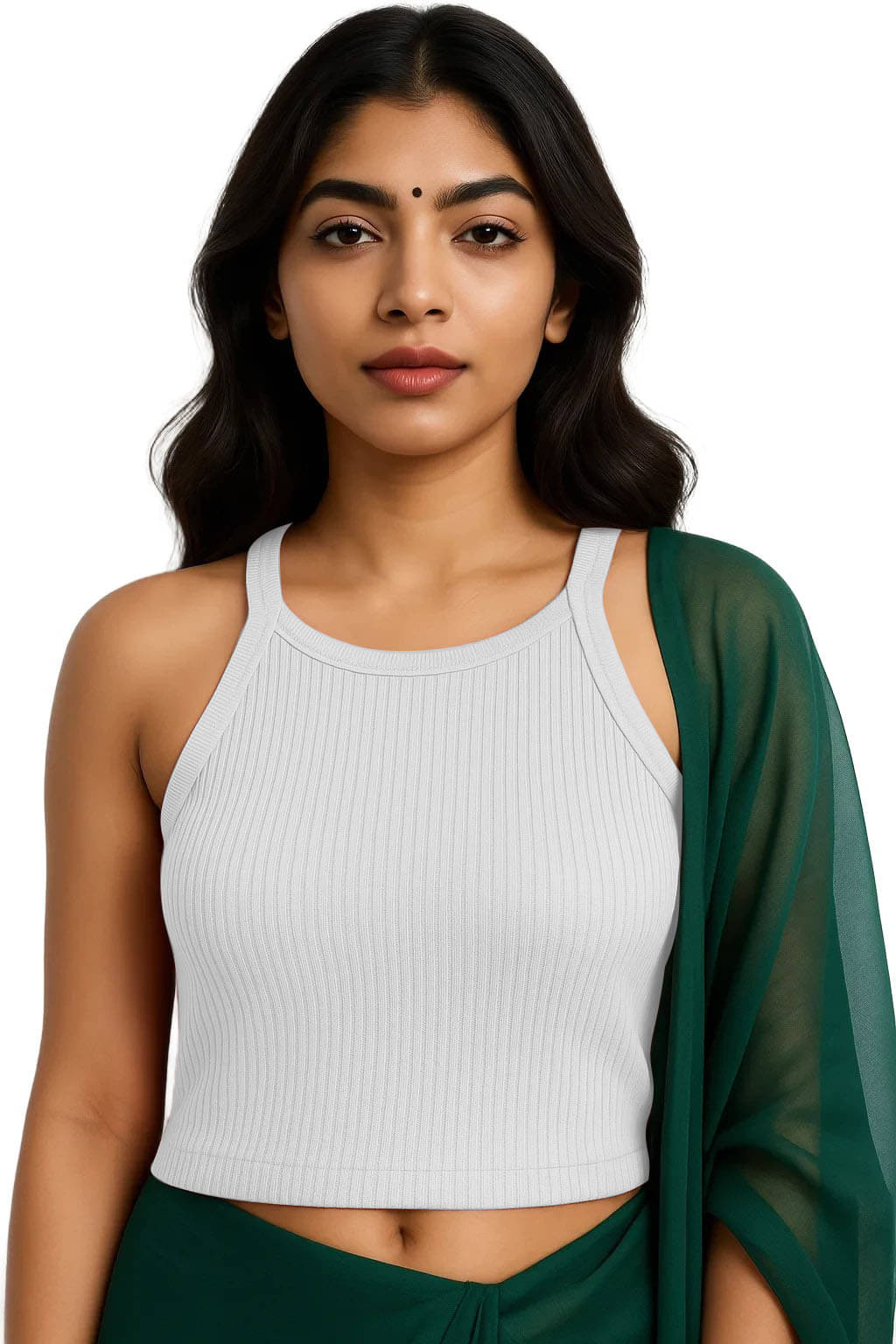     			SOHOT White Readymade without Pad Cotton Women's Blouse ( Pack of 1 )