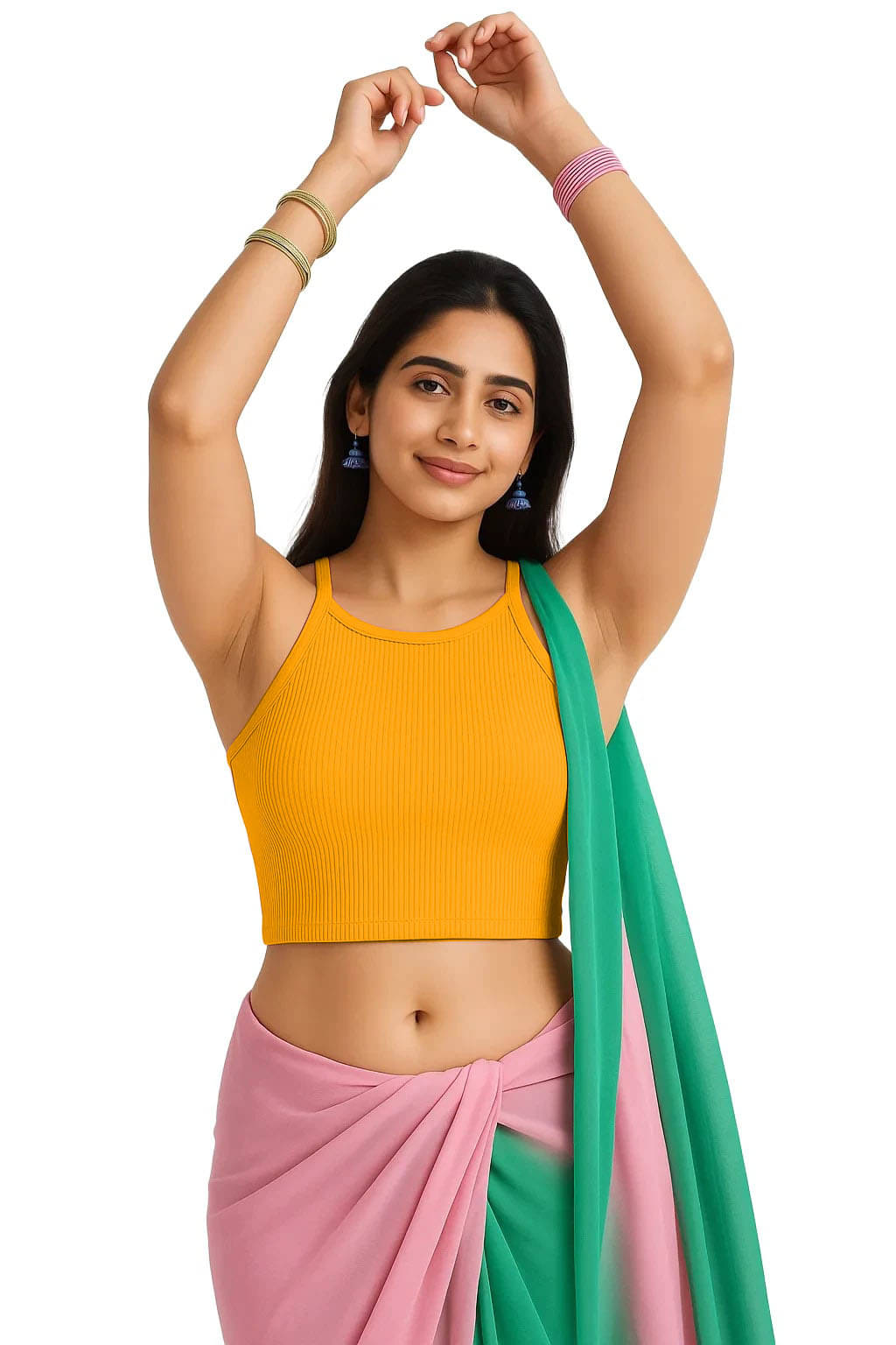 SOHOT Yellow Readymade without Pad Cotton Women's Blouse ( Pack of 1 ) SOHOT Yellow Readymade without Pad Cotton Women's Blouse ( Pack of 1 )