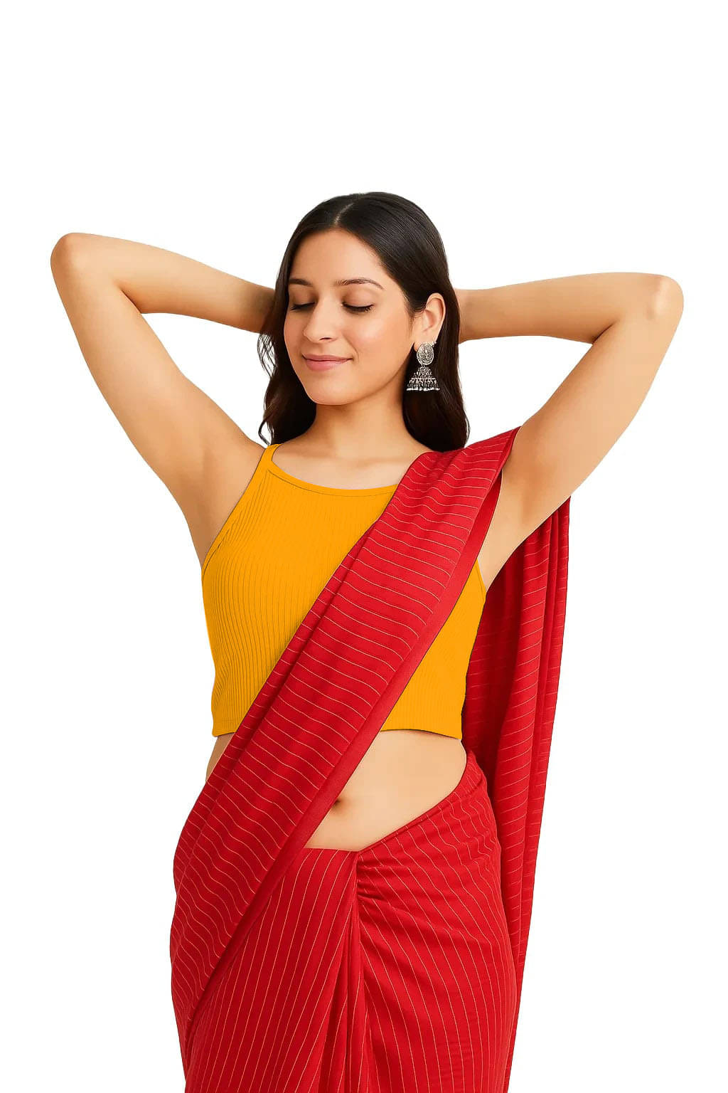     			SOHOT Yellow Readymade without Pad Cotton Women's Blouse ( Pack of 1 )