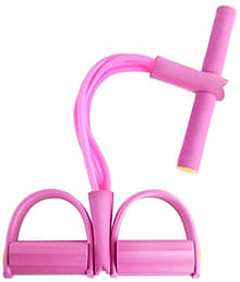 4 Rope Upgraded Version, Body Shaper, Burn Off Extra Calories, (Pink)