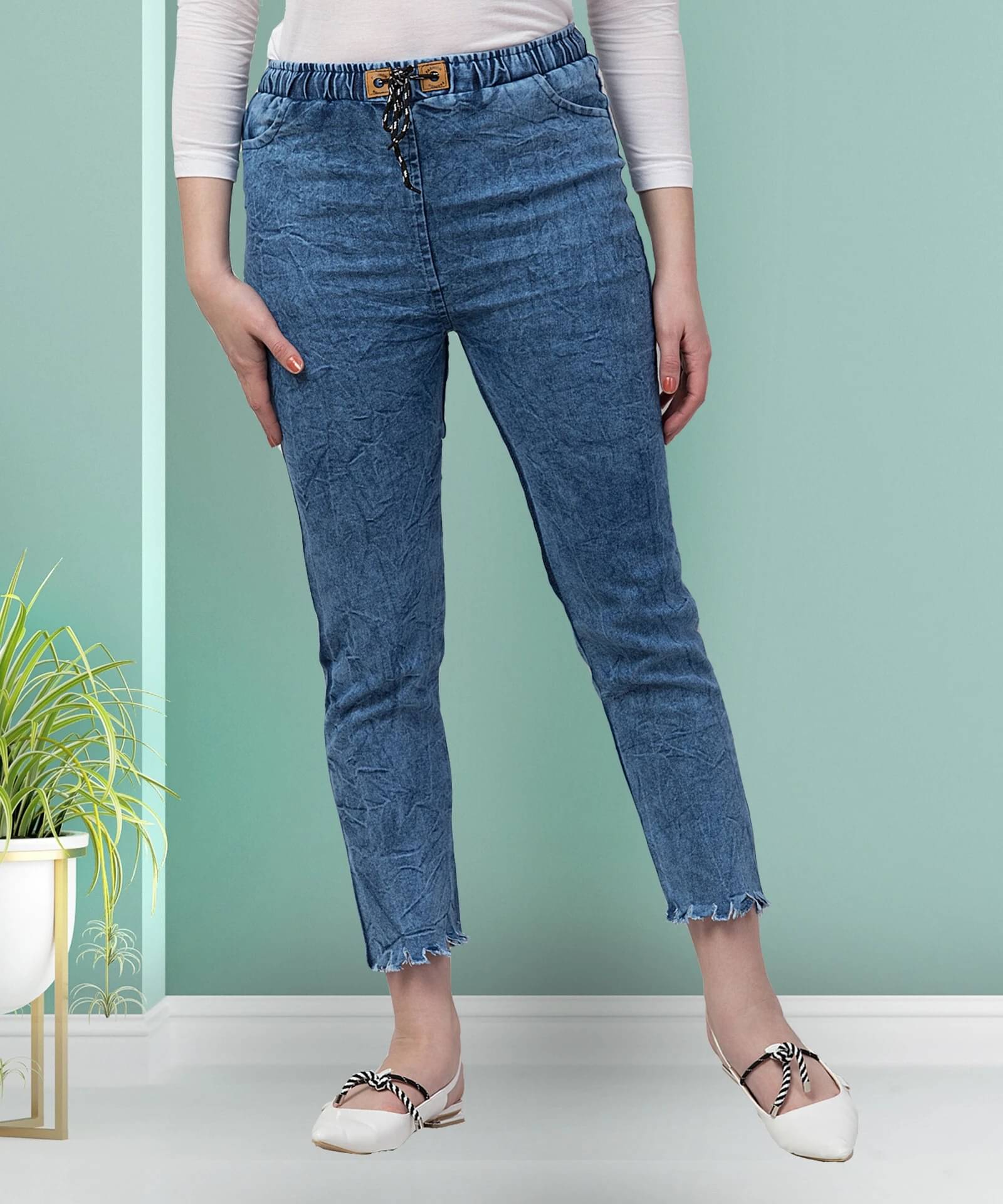     			Coutume Collections Women's Bootcut Mid-Rise Jeans ( Blue )