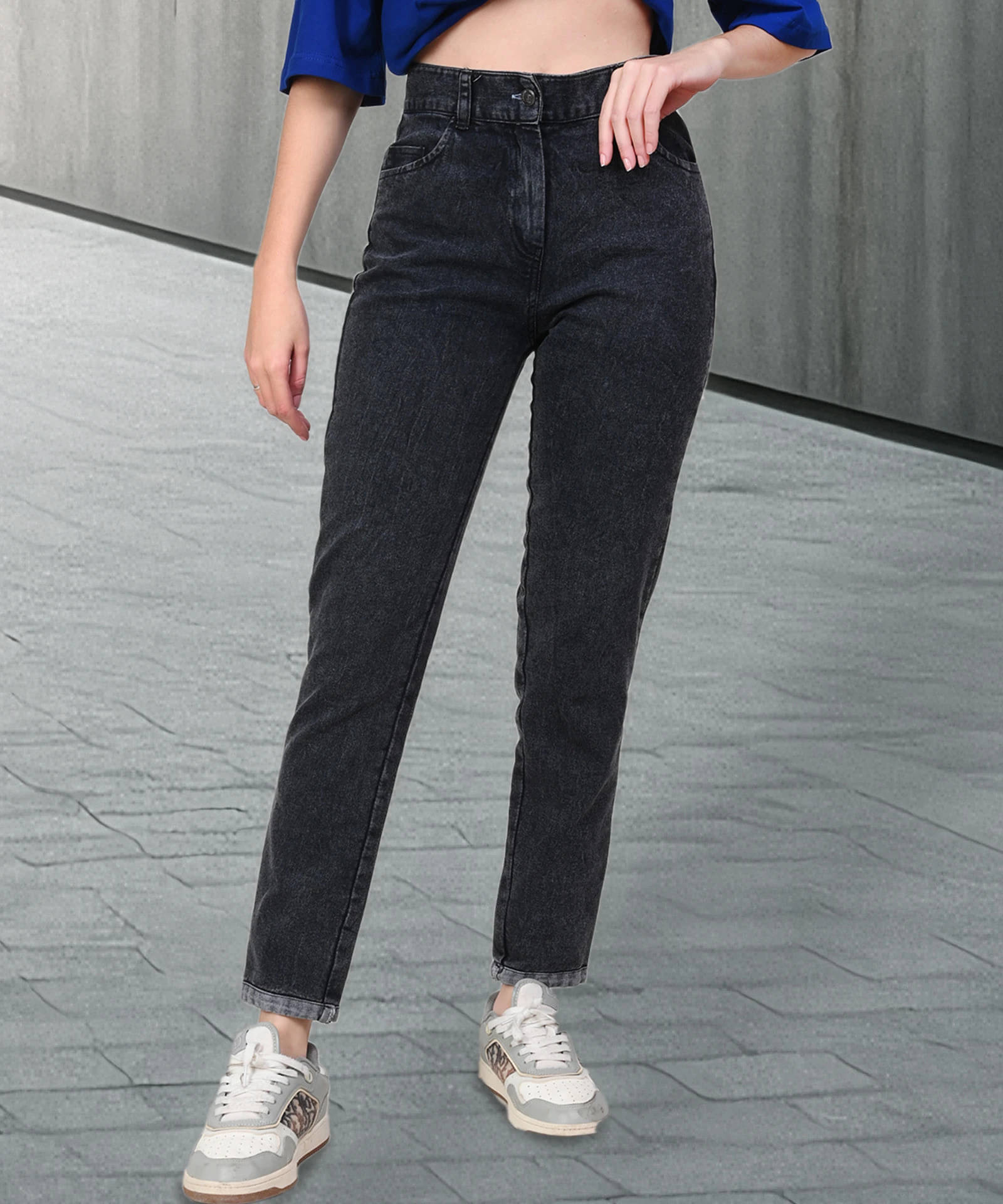    			Coutume Collections Women's Bootcut Mid-Rise Jeans ( Black )