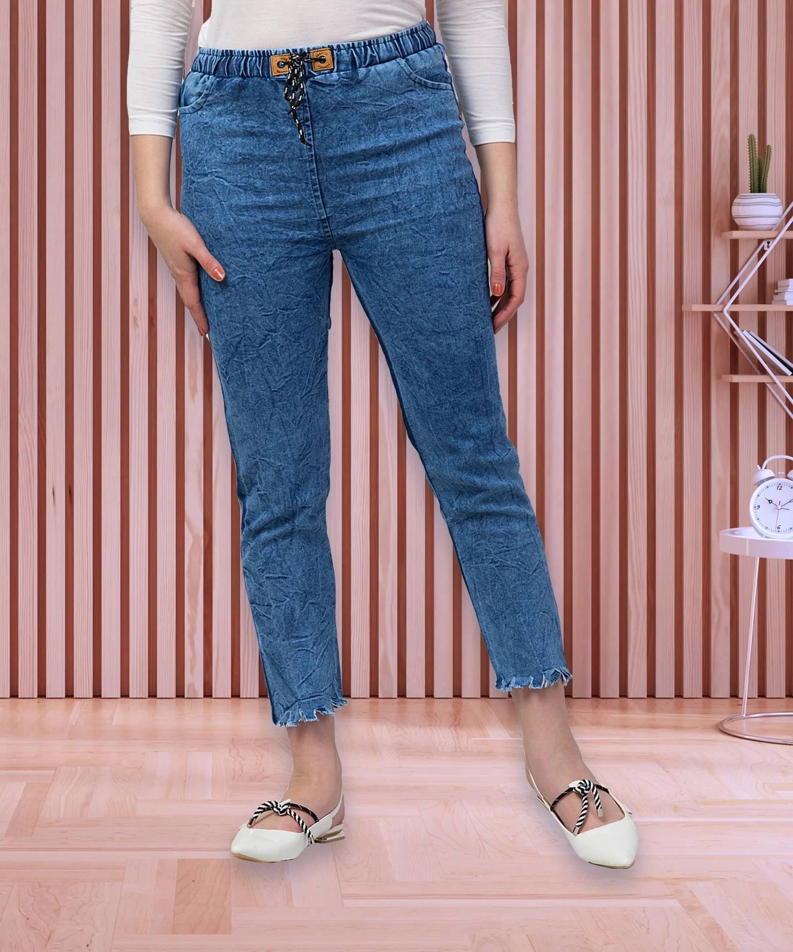 Coutume Collections Women's Regular Fit Mid-Rise Jeans ( Dark Blue ) Coutume Collections Women's Regular Fit Mid-Rise Jeans ( Dark Blue )