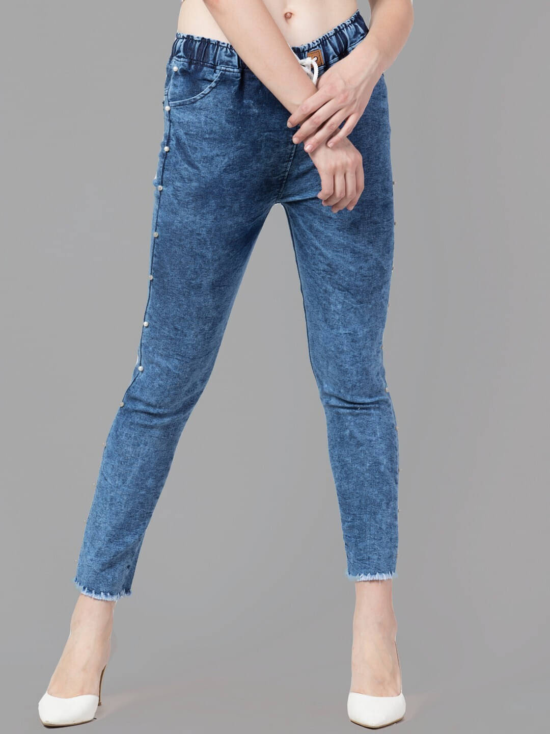     			Coutume Collections Women's Regular Fit Mid-Rise Jeans ( Blue )