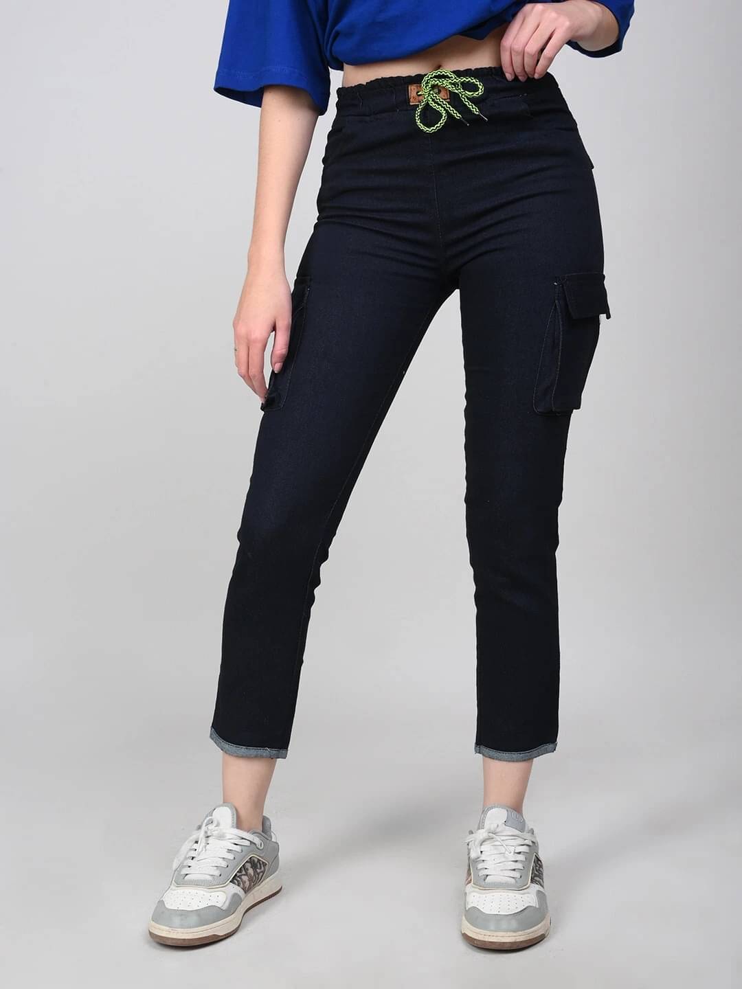     			Coutume Collections Women's Regular Fit Mid-Rise Jeans ( Black )
