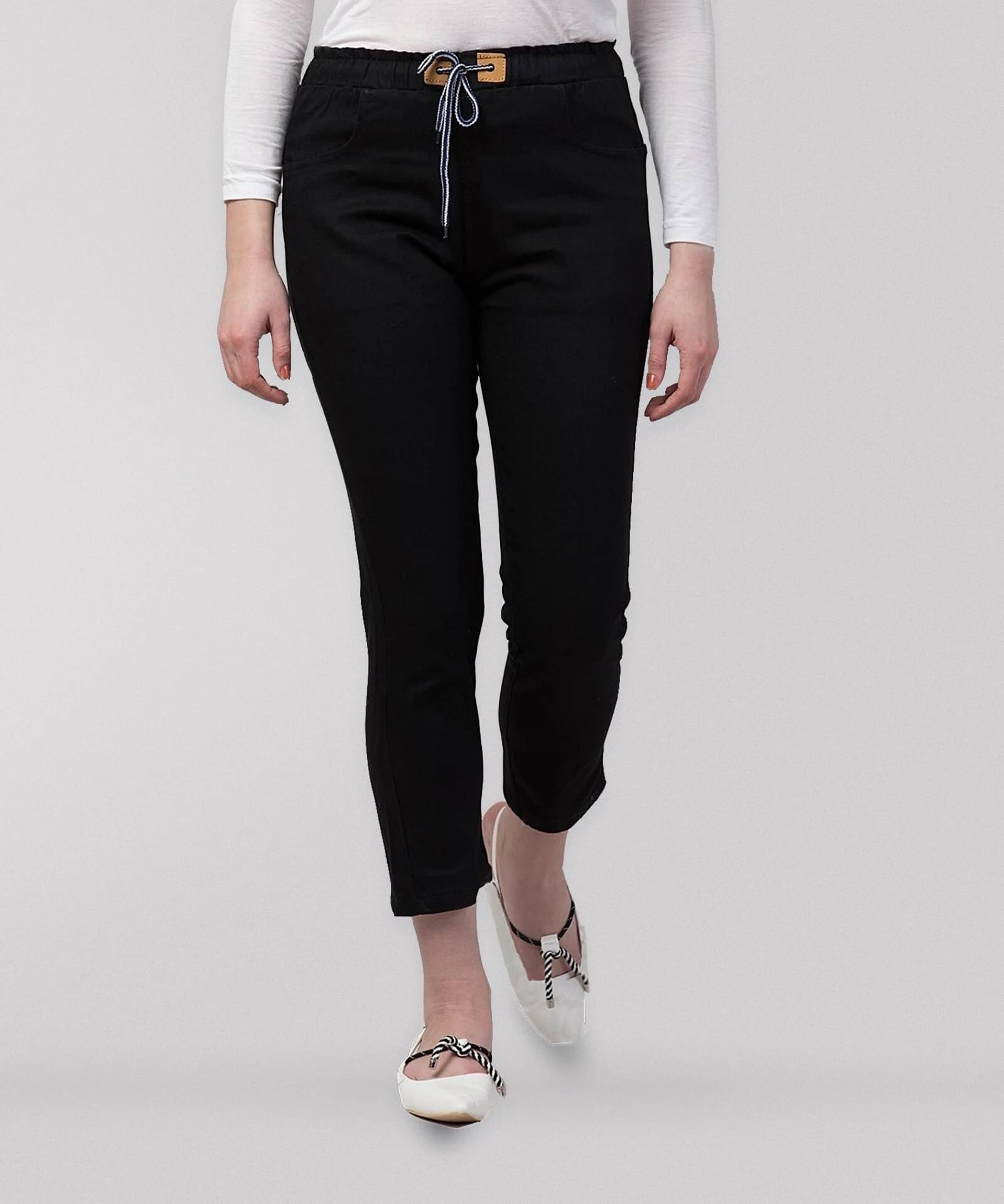     			Coutume Collections Women's Regular Fit Mid-Rise Jeans ( Black )