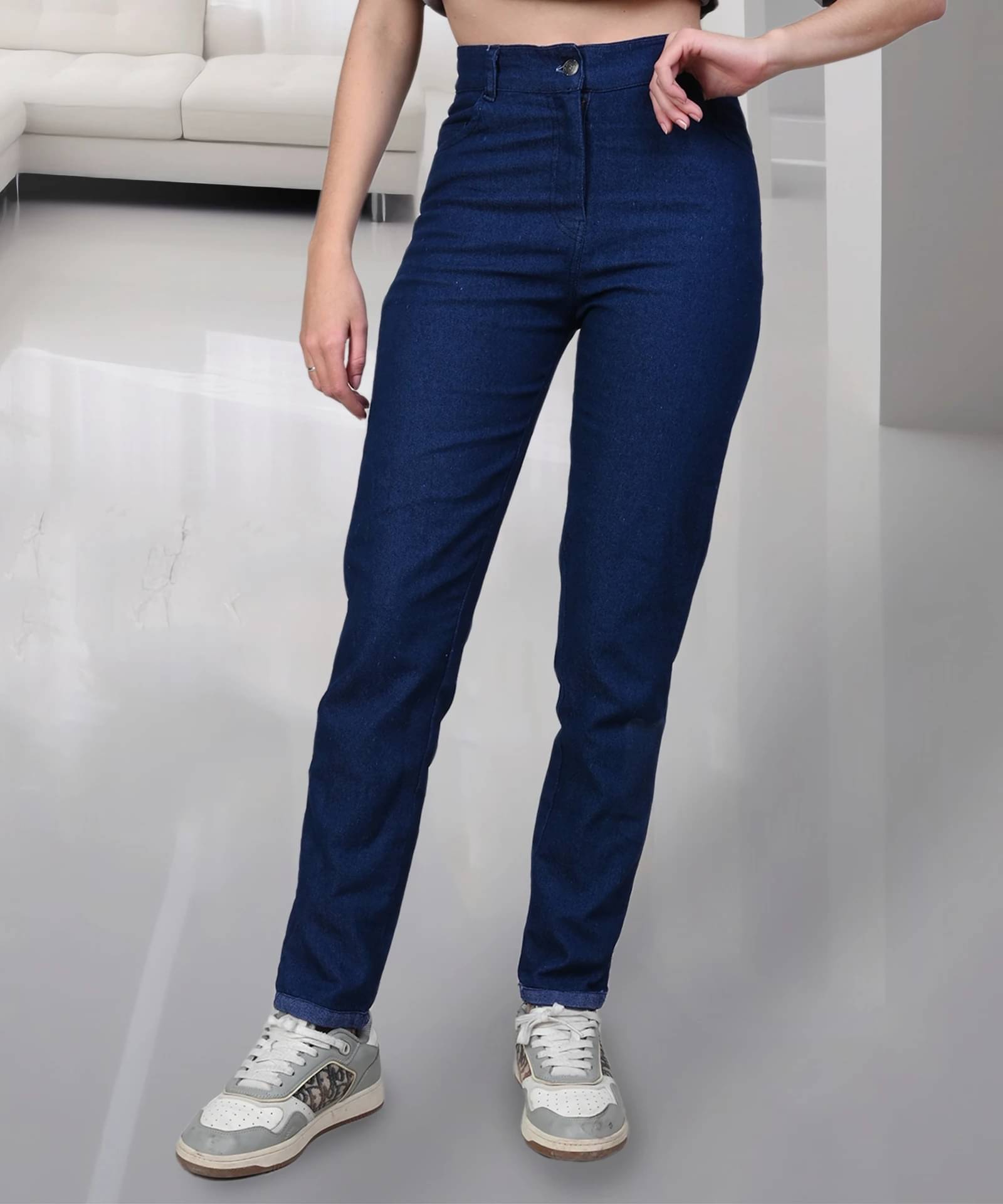     			Coutume Collections Women's Regular Fit Mid-Rise Jeans ( Blue )