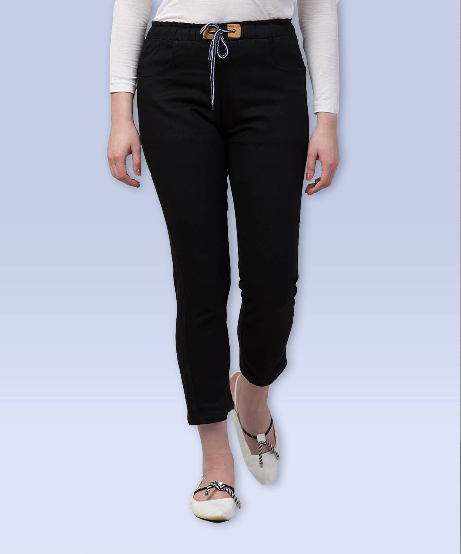     			Coutume Collections Women's Regular Fit Mid-Rise Jeans ( Black )