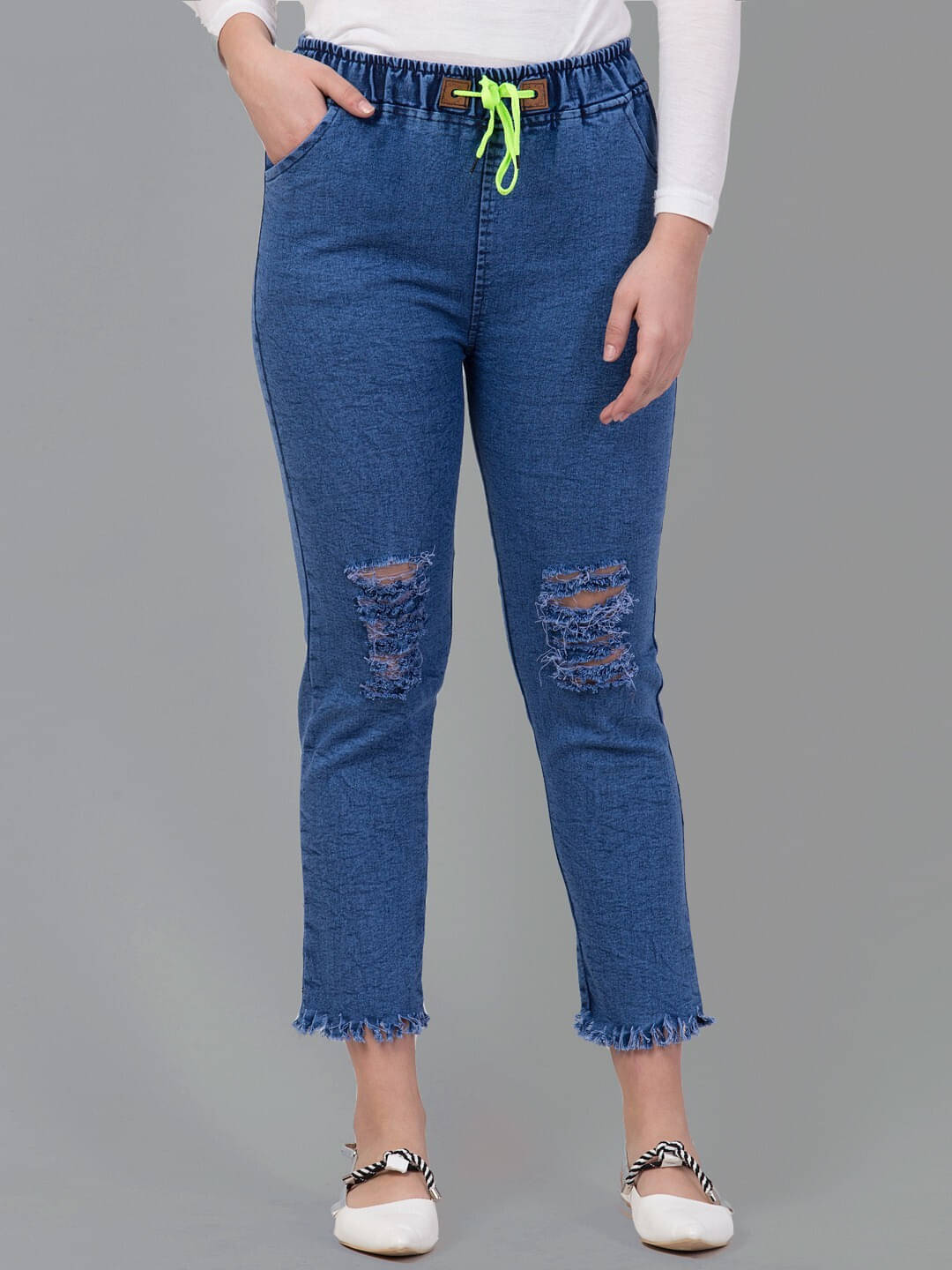     			Coutume Collections Women's Regular Fit Mid-Rise Jeans ( Blue )
