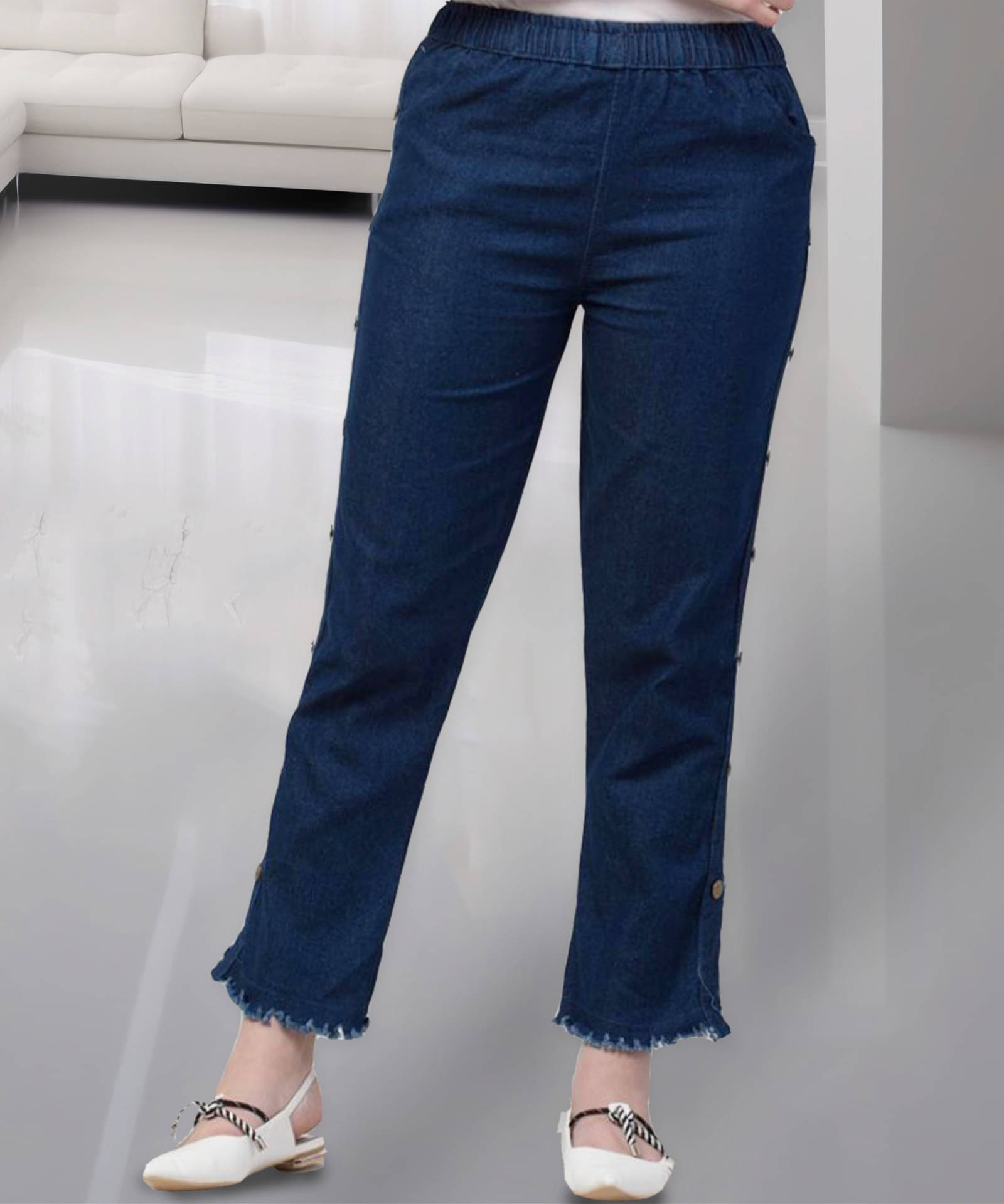     			Coutume Collections Women's Regular Fit Mid-Rise Jeans ( Dark Blue )