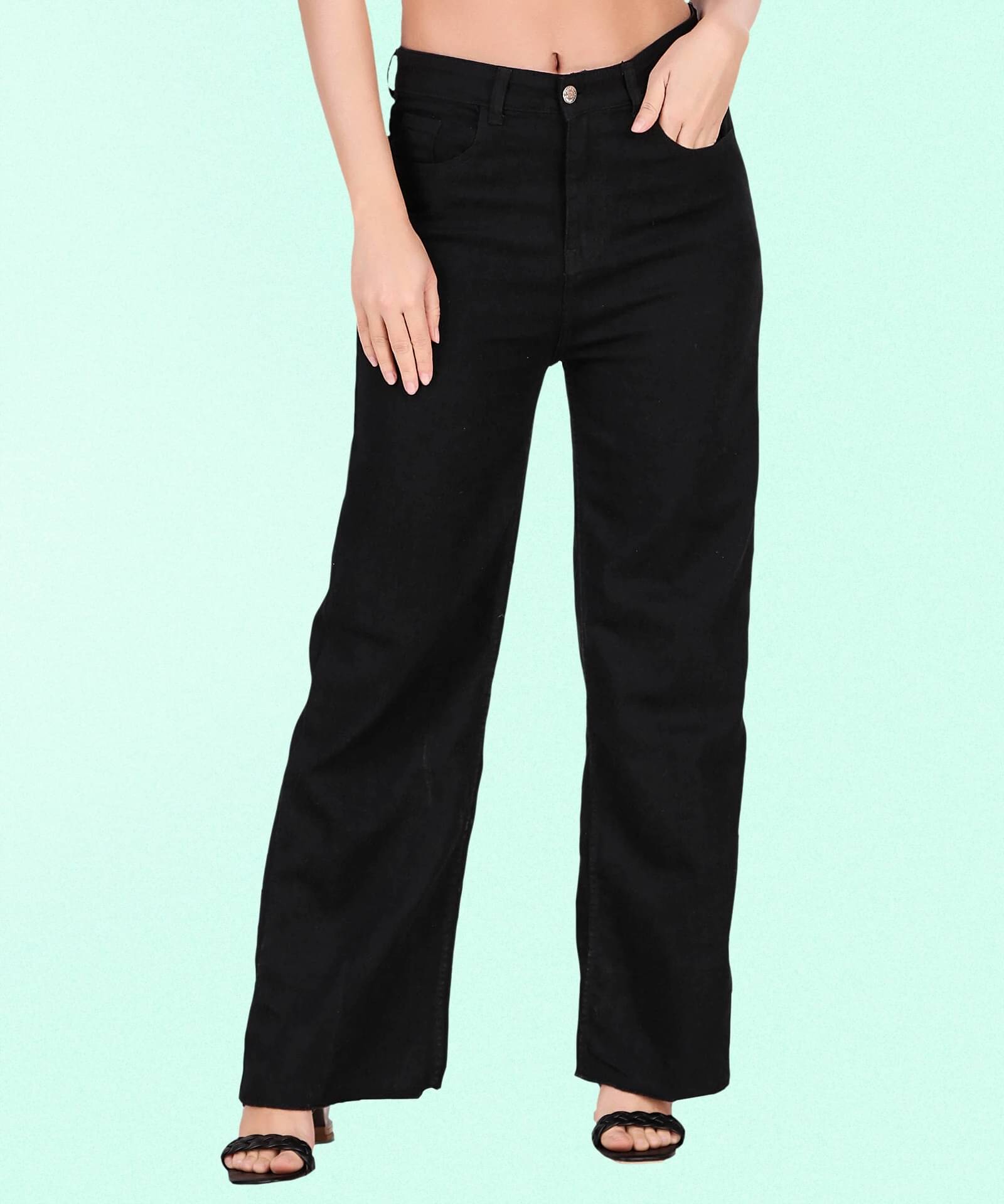     			Coutume Collections Women's Regular Fit Mid-Rise Jeans ( Black )
