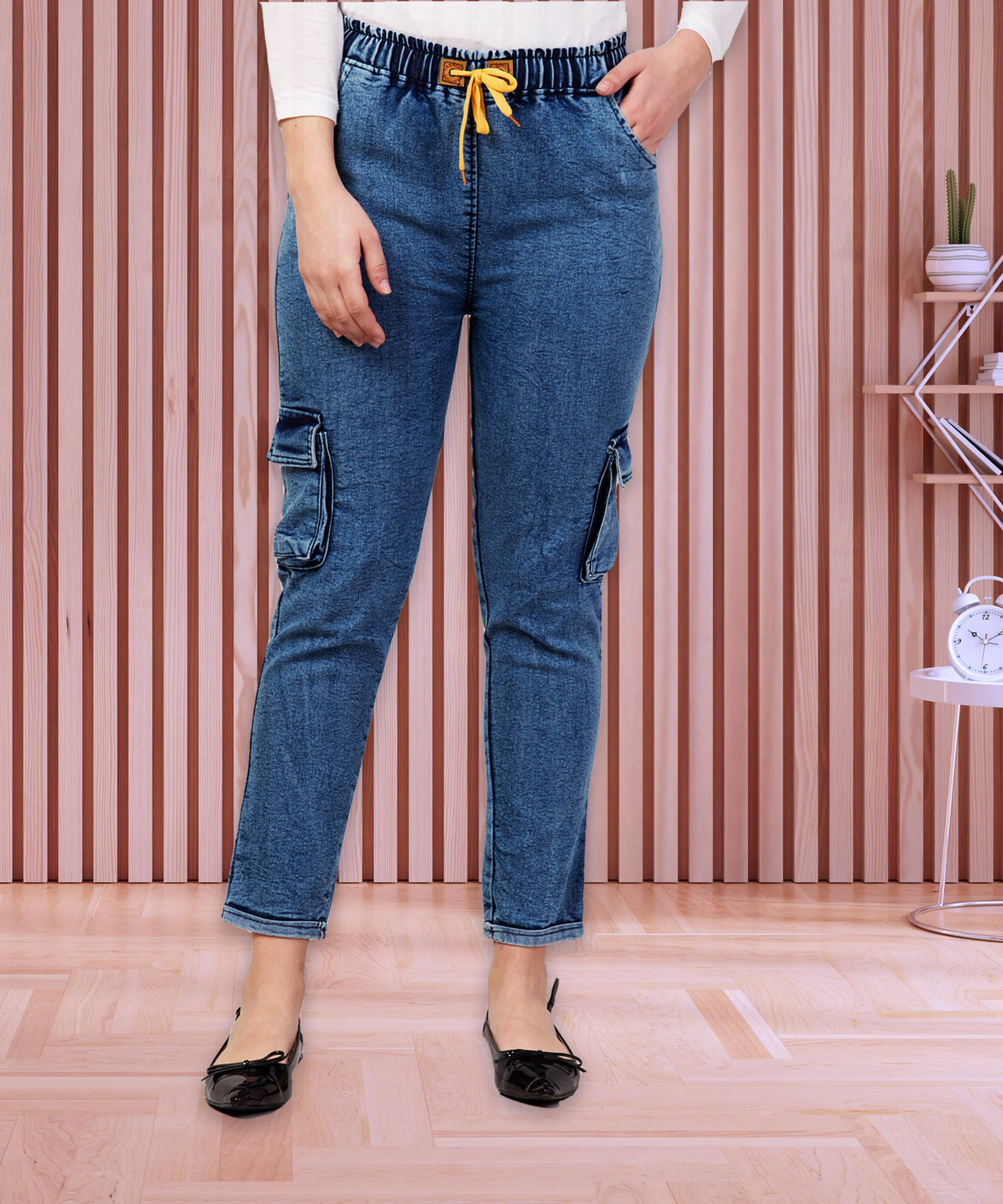     			Coutume Collections Women's Slim Fit Mid-Rise Jeans ( Dark Blue )