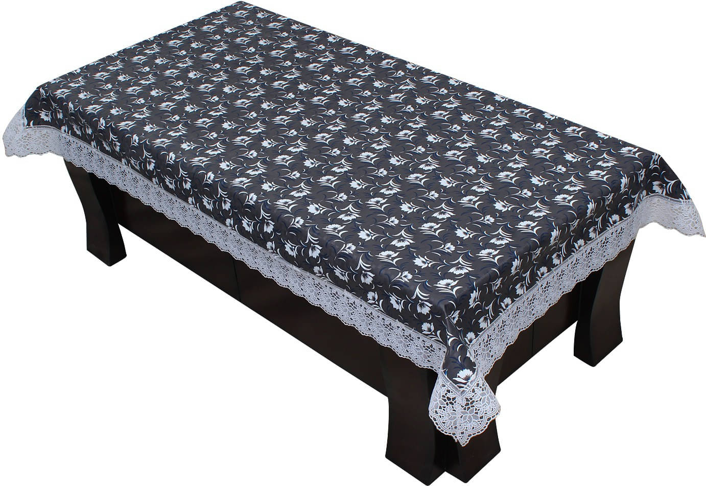 Dream Care Printed Polyester 4 Seater Rectangle Table Cover ( 40 x 60 ) cm Pack of 1 Black Dream Care Printed Polyester 4 Seater Rectangle Table Cover ( 40 x 60 ) cm Pack of 1 Black