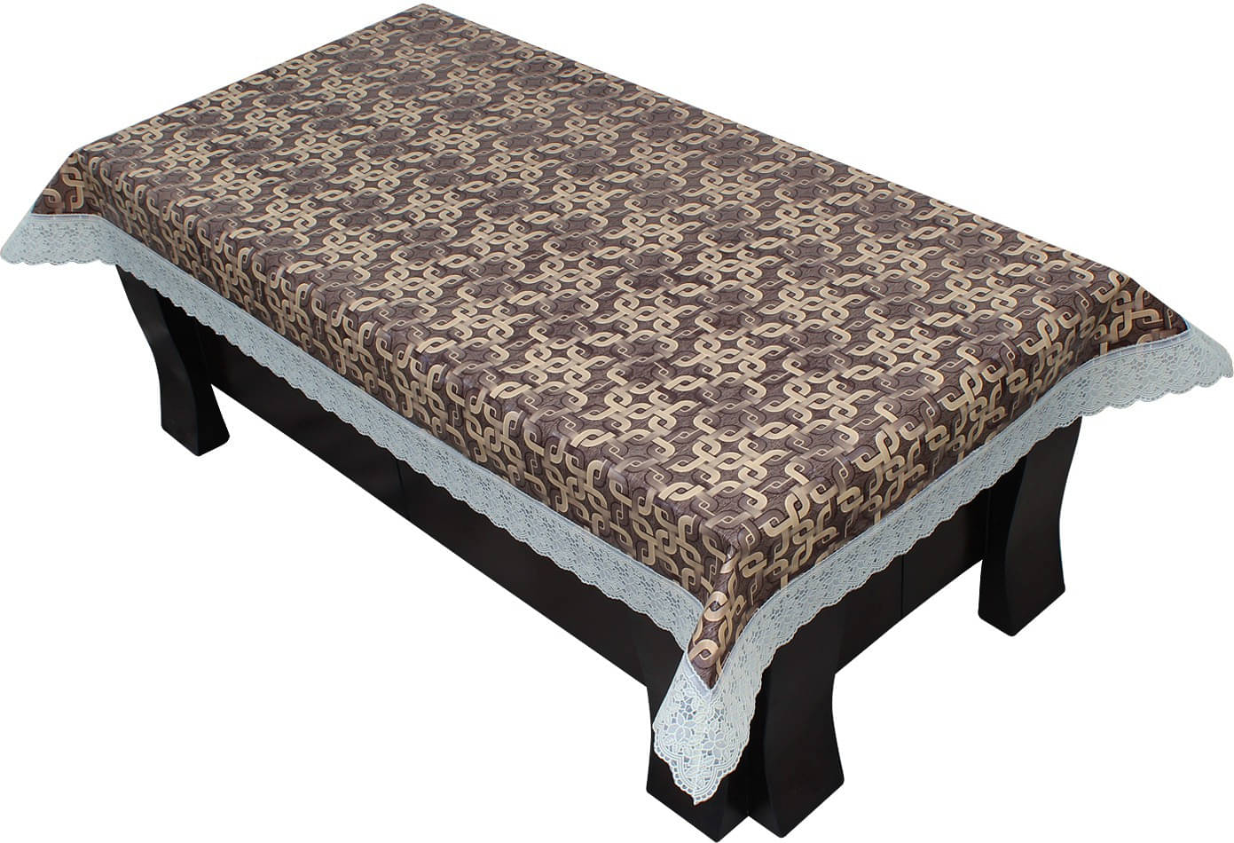Dream Care Printed Polyester 4 Seater Rectangle Table Cover ( 40 x 60 ) cm Pack of 1 Gold Dream Care Printed Polyester 4 Seater Rectangle Table Cover ( 40 x 60 ) cm Pack of 1 Gold