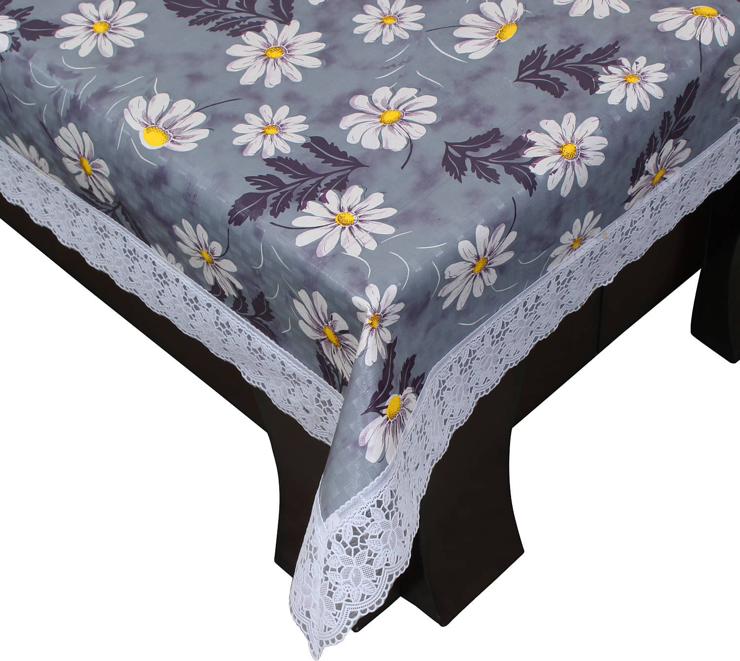     			Dream Care Printed Polyester 4 Seater Rectangle Table Cover ( 40 x 60 ) cm Pack of 1 Blue