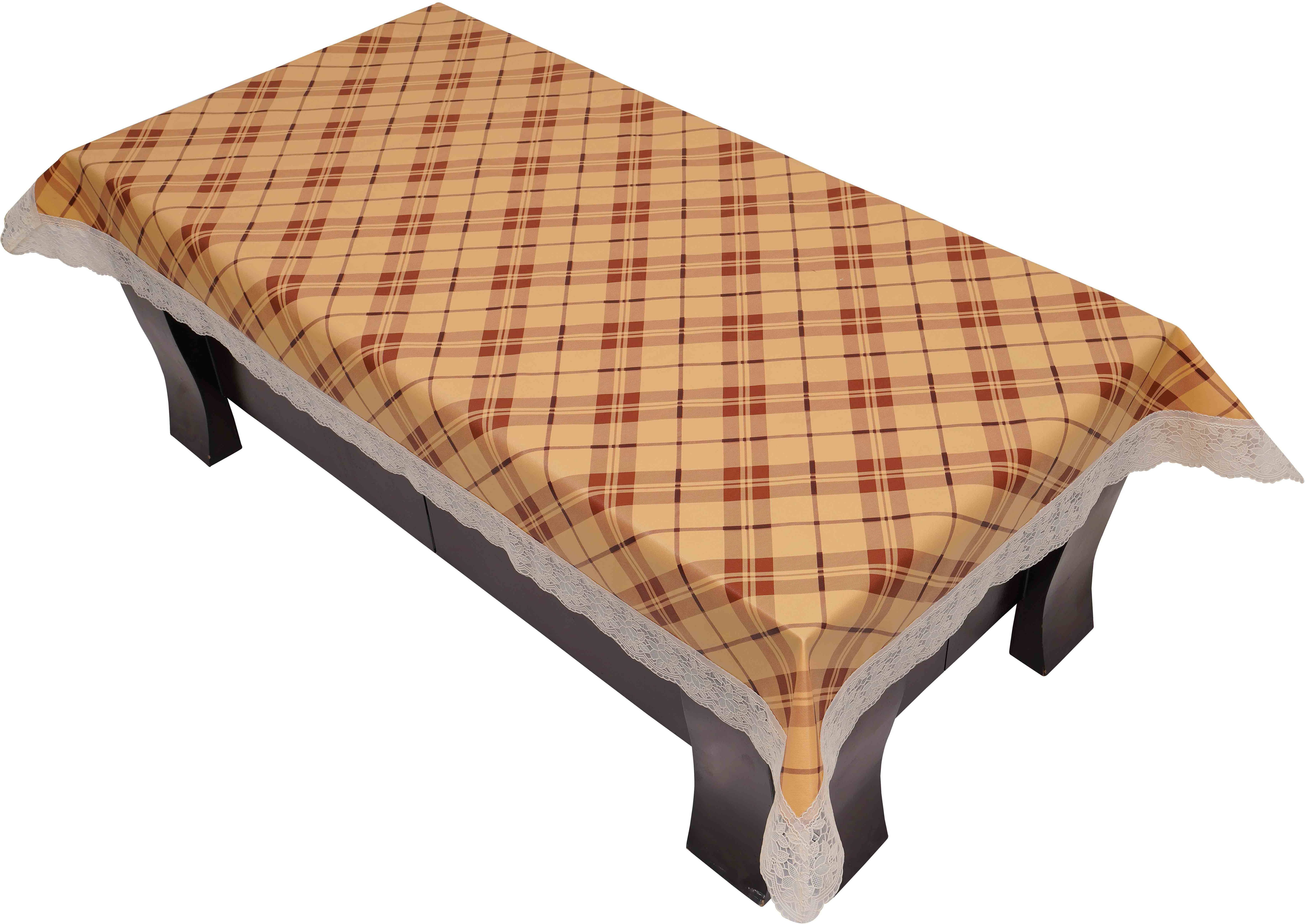     			Dream Care Printed Polyester 4 Seater Rectangle Table Cover ( 40 x 60 ) cm Pack of 1 Beige