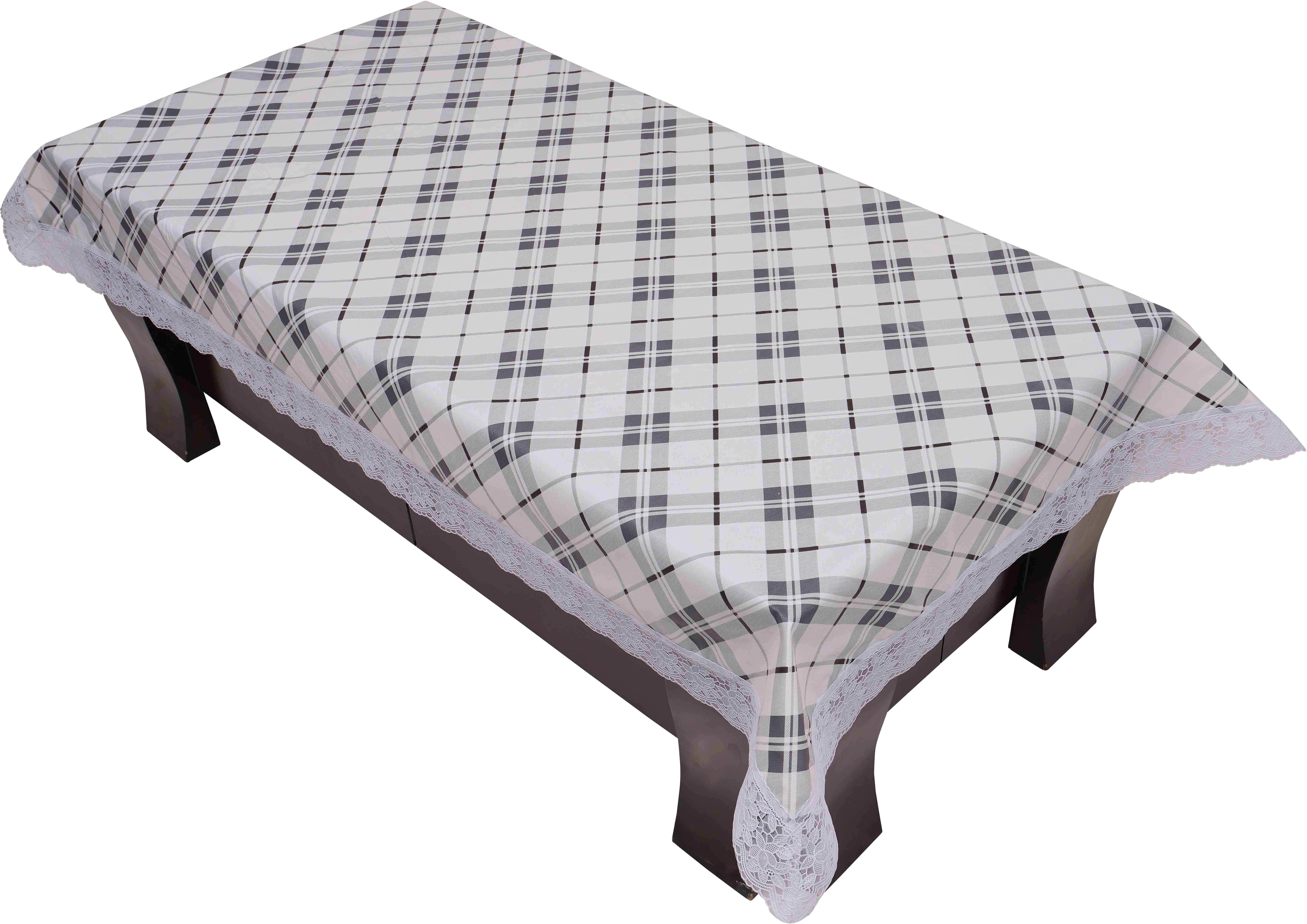 Dream Care Printed Polyester 4 Seater Rectangle Table Cover ( 40 x 60 ) cm Pack of 1 White Dream Care Printed Polyester 4 Seater Rectangle Table Cover ( 40 x 60 ) cm Pack of 1 White