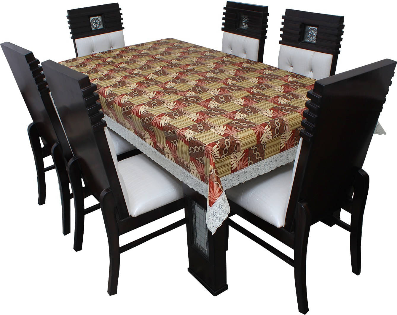     			Dream Care Printed Polyester 6 Seater Rectangle Table Cover ( 60 x 90 ) cm Pack of 1 Multi