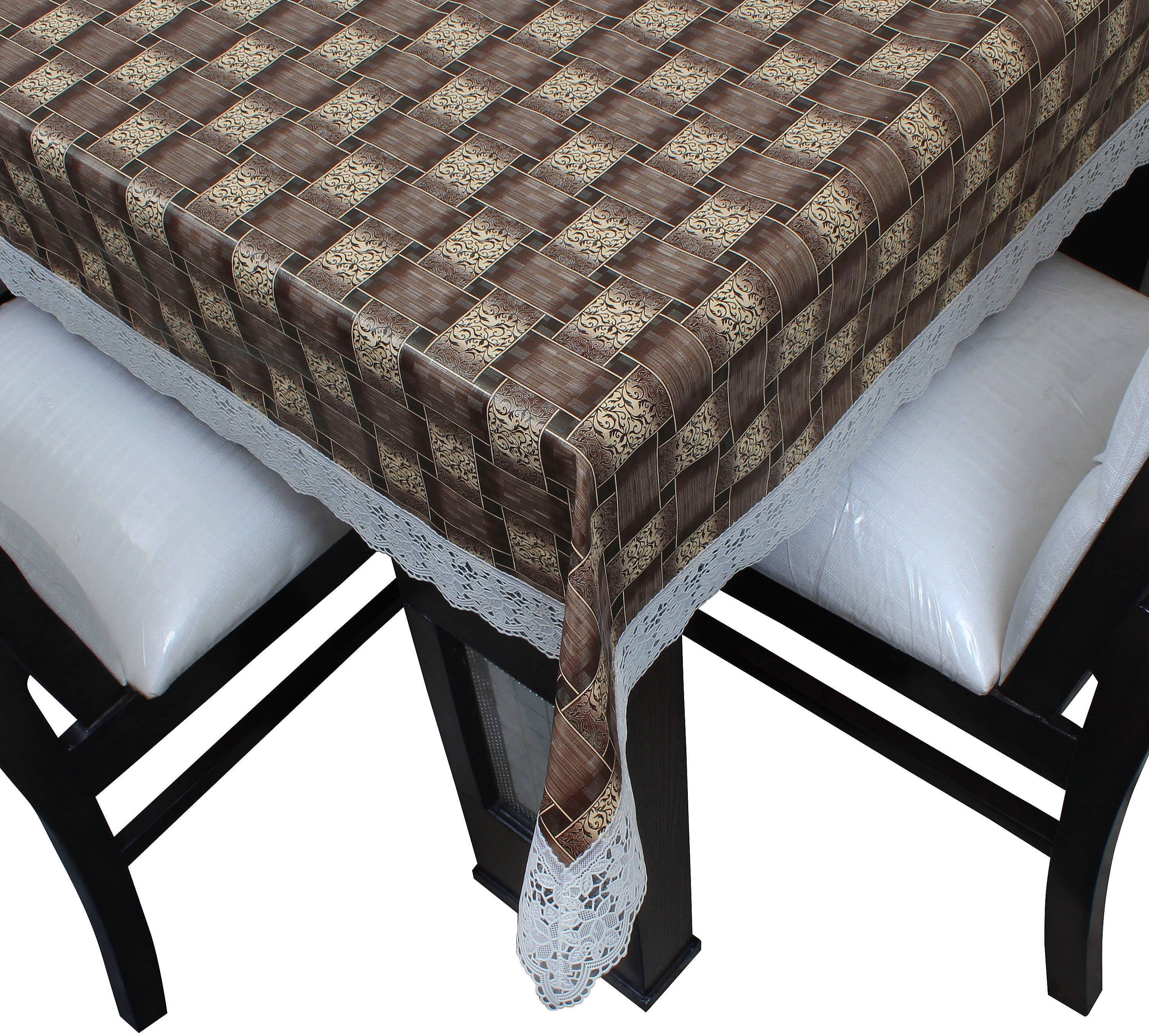 Dream Care Printed Polyester 6 Seater Rectangle Table Cover ( 60 x 90 ) cm Pack of 1 Gold Dream Care Printed Polyester 6 Seater Rectangle Table Cover ( 60 x 90 ) cm Pack of 1 Gold