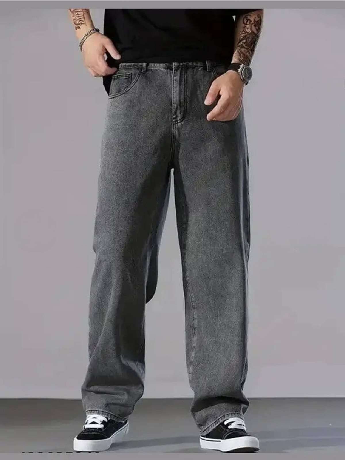 GF Clean Look Men's Jeans - Charcoal ( Pack of 1 ) GF Clean Look Men's Jeans - Charcoal ( Pack of 1 )