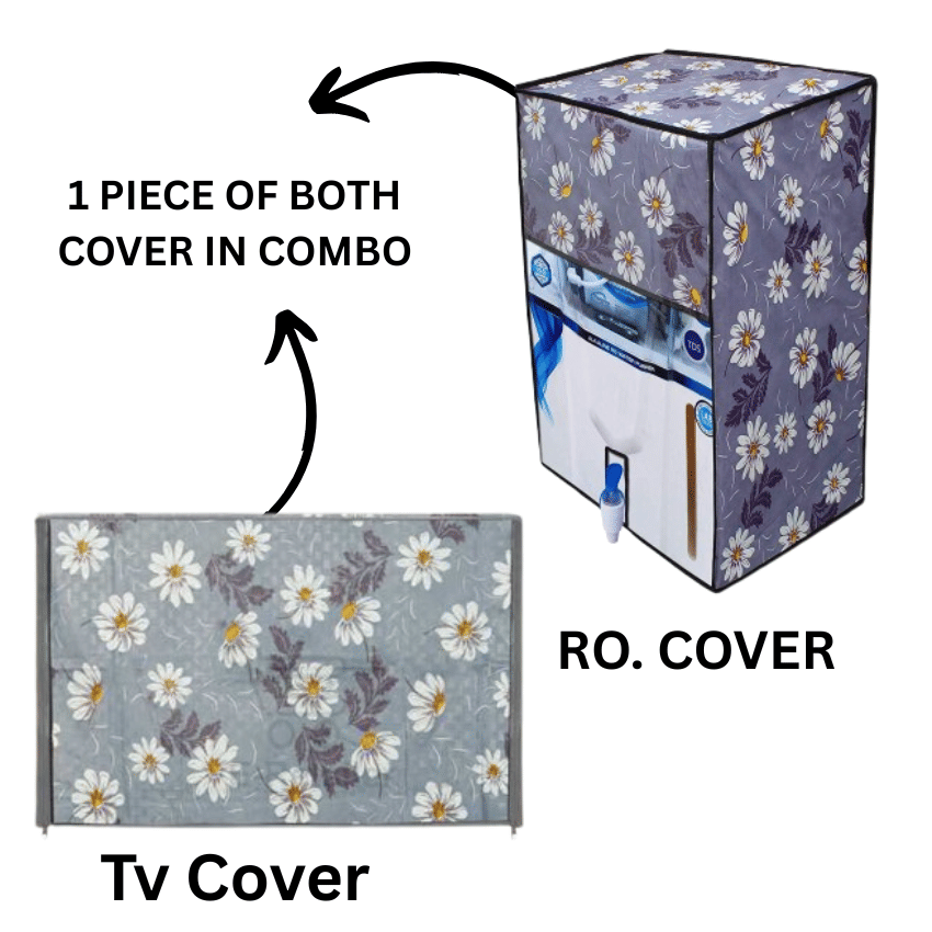    			KALRA MAGIC Set of 2 PVC Gray TV Cover for Other Models 81cm (32 in) LED SMART TV