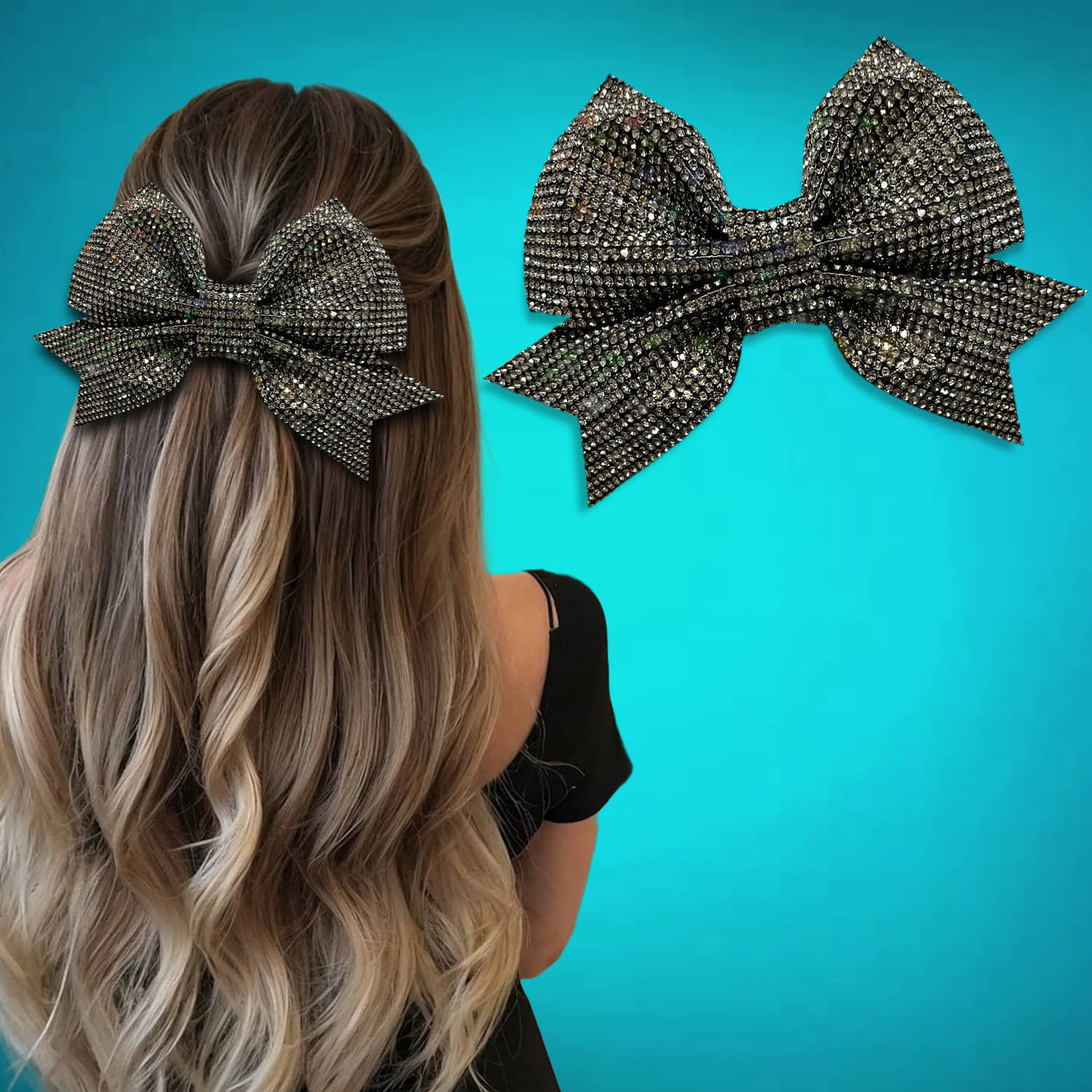     			LYKAA Black Hair Clip ( Pack of 1 )