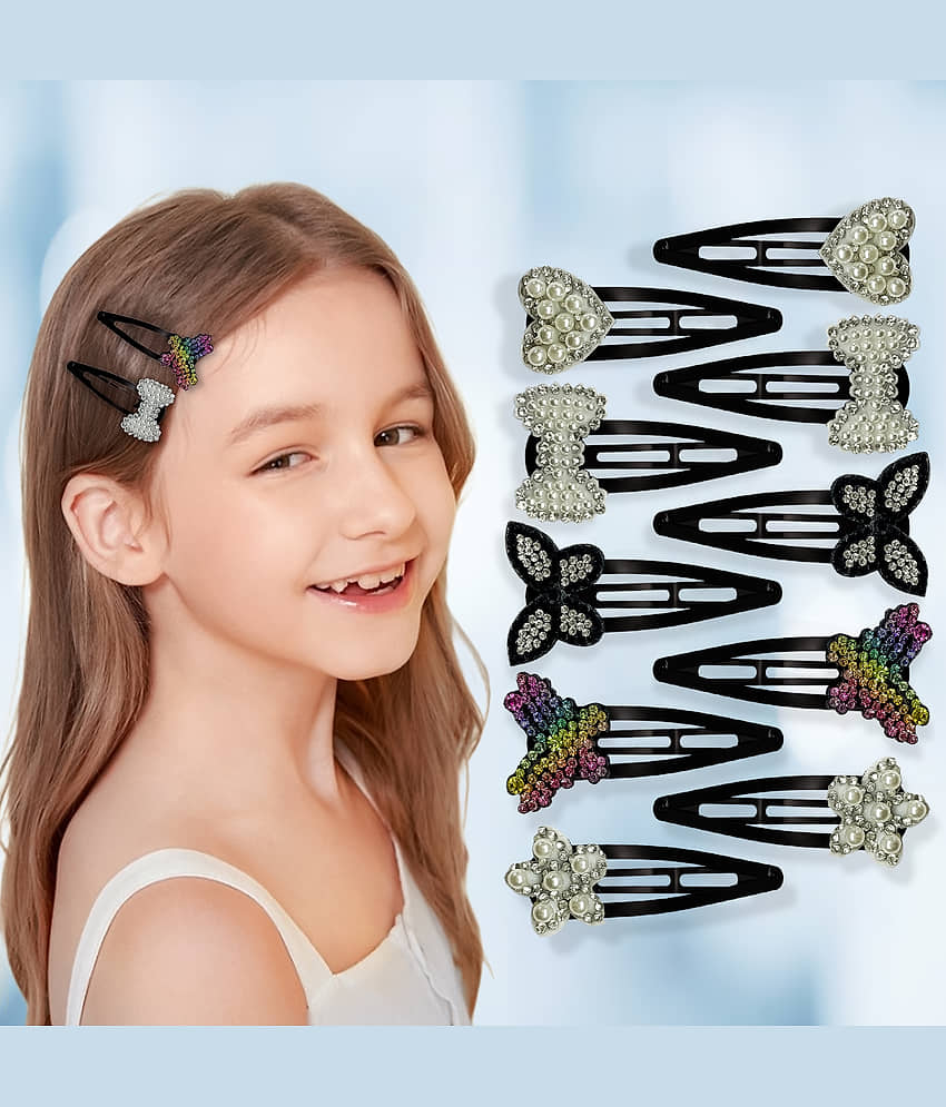 LYKAA Multi Tic Tac Clip ( Pack of 10 ) - Jewellery Sets | Buy online on ZillyBuy