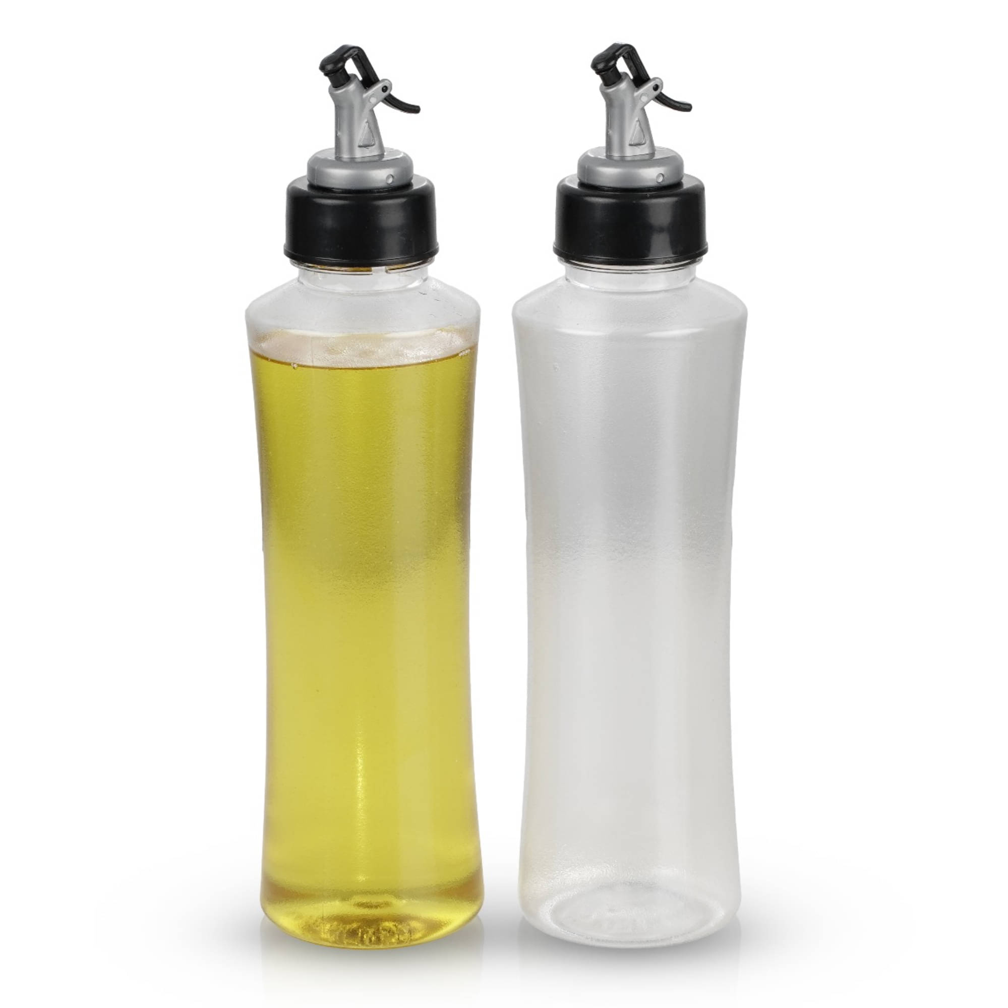     			MAGICSPOON Oil Dispenser 1000ml Polyproplene Transparent Oil Container ( Set of 2 )