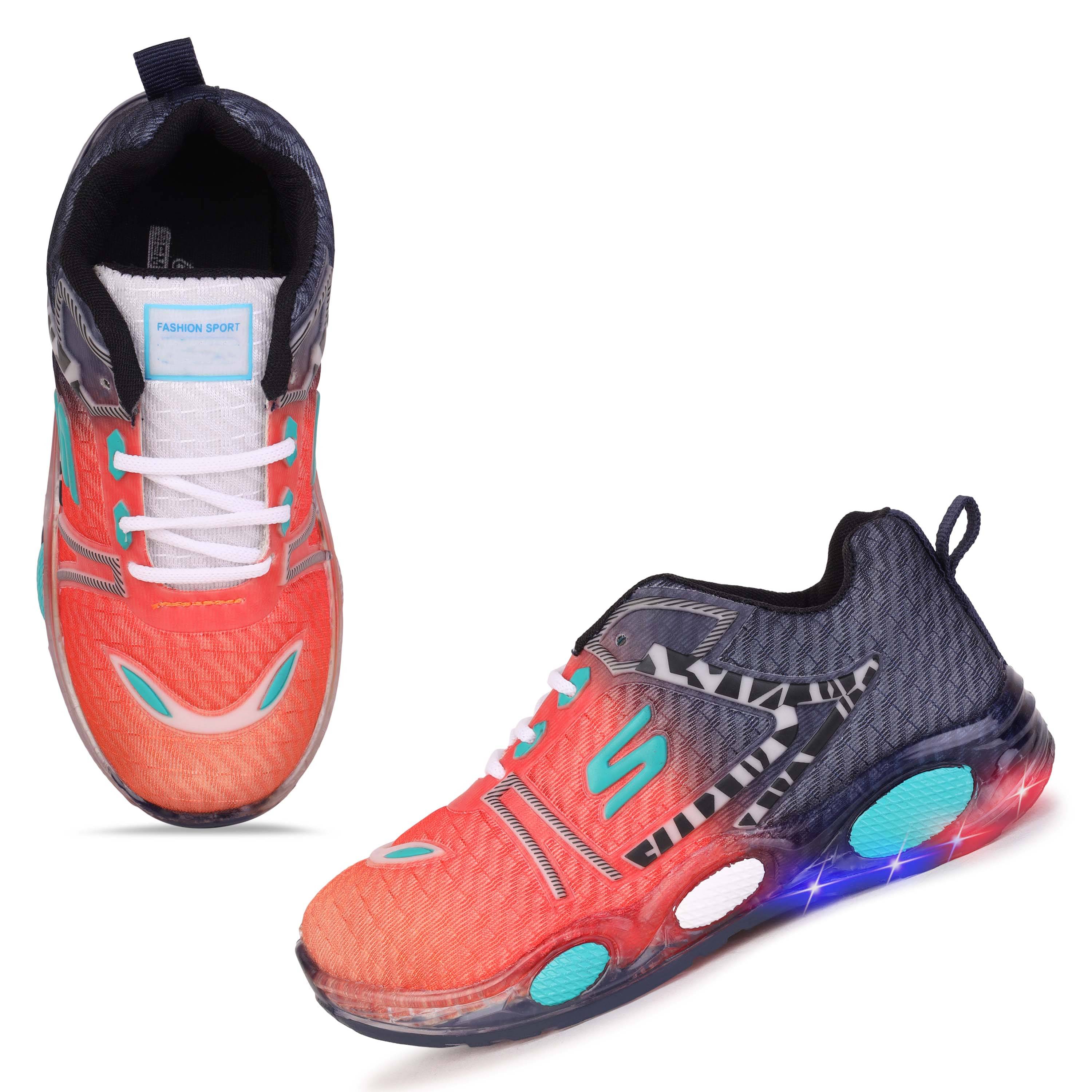     			PENNEN - Orange Boy's Sneakers ( 1 Pair )