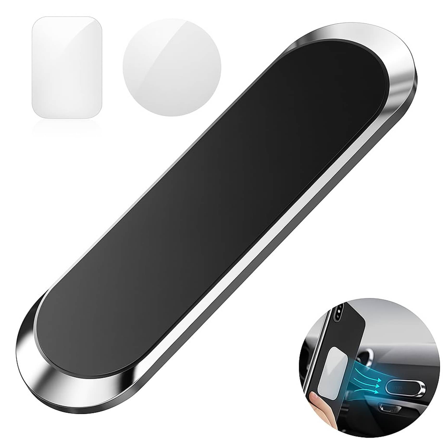 Shop To Shop Dashboard & Windshield Magnetic Car Mobile Holder - Black Shop To Shop Dashboard & Windshield Magnetic Car Mobile Holder - Black