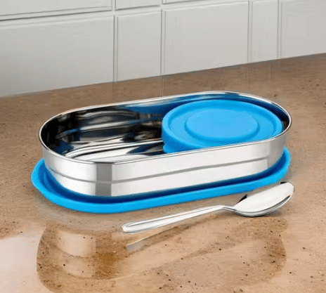     			Shree Enterprise Aluminium Lunch Box 1 - Container ( Pack of 1 )