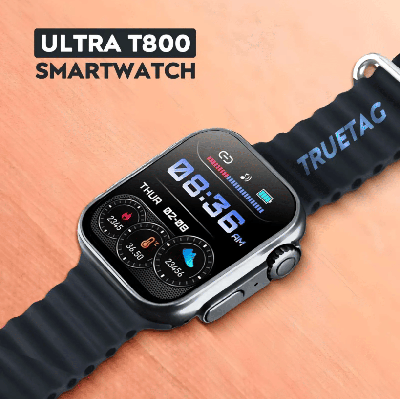 T800 Ultra Smart Watch with Beautiful Strap, Bluetooth Calling Smart Watch, 1.99" Touch Display with Fitness & Outdoor, Health & Medical Tracker, 8 Unique UI Interactions (Orange) T800 Ultra Smart Watch with Beautiful Strap, Bluetooth Calling Smart Watch, 1.99" Touch Display with Fitness & Outdoor, Health & Medical Tracker, 8 Unique UI Interactions (Orange)