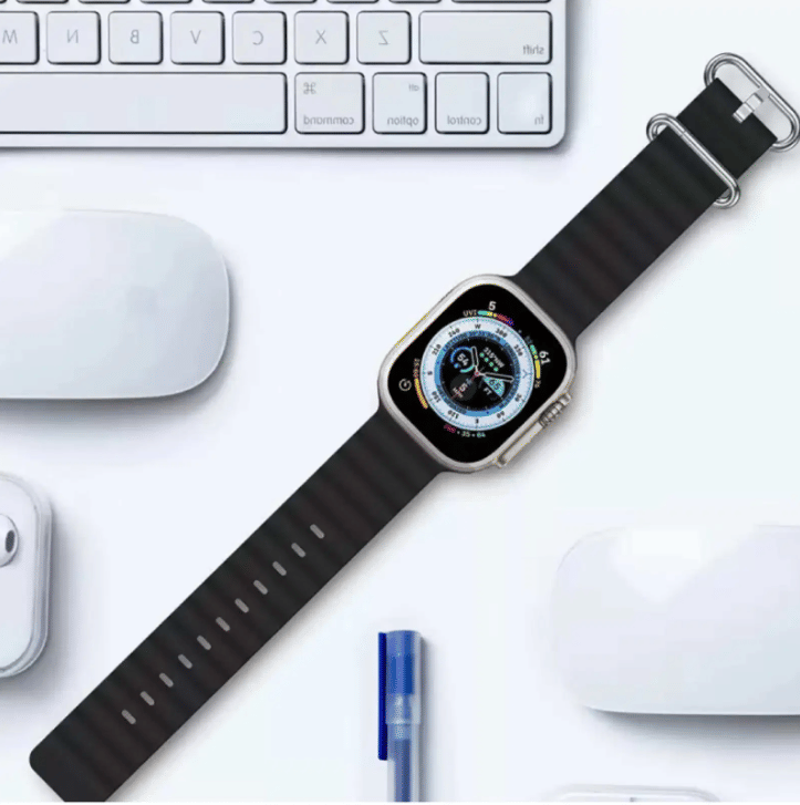     			T800 pro ultra watch with beautiful strap bluetooth calling smart touch display with fitness & outdoor health & medical tracker unique ui interctions