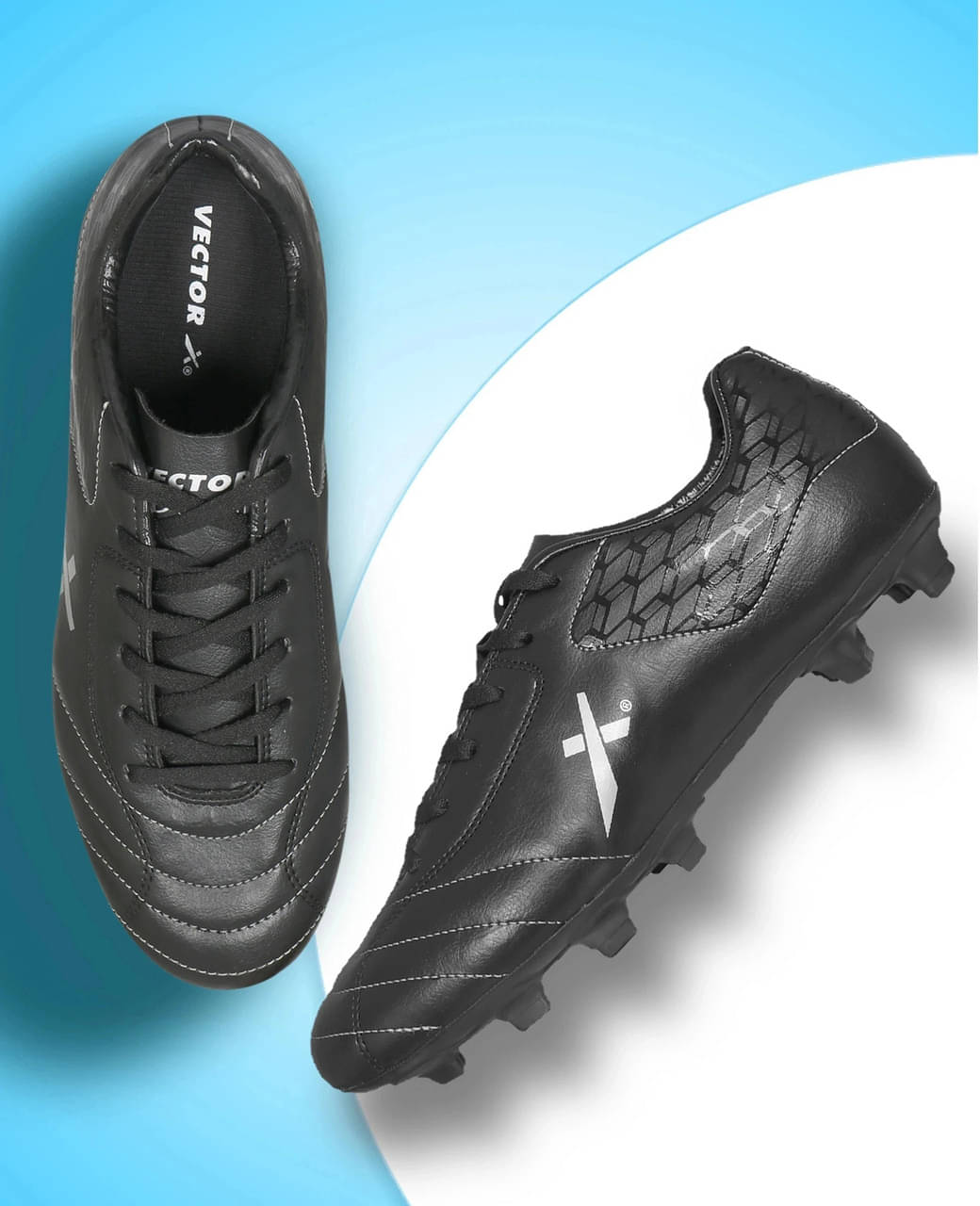Vector X Dynamic 2.0 Black Football Shoes Vector X Dynamic 2.0 Black Football Shoes
