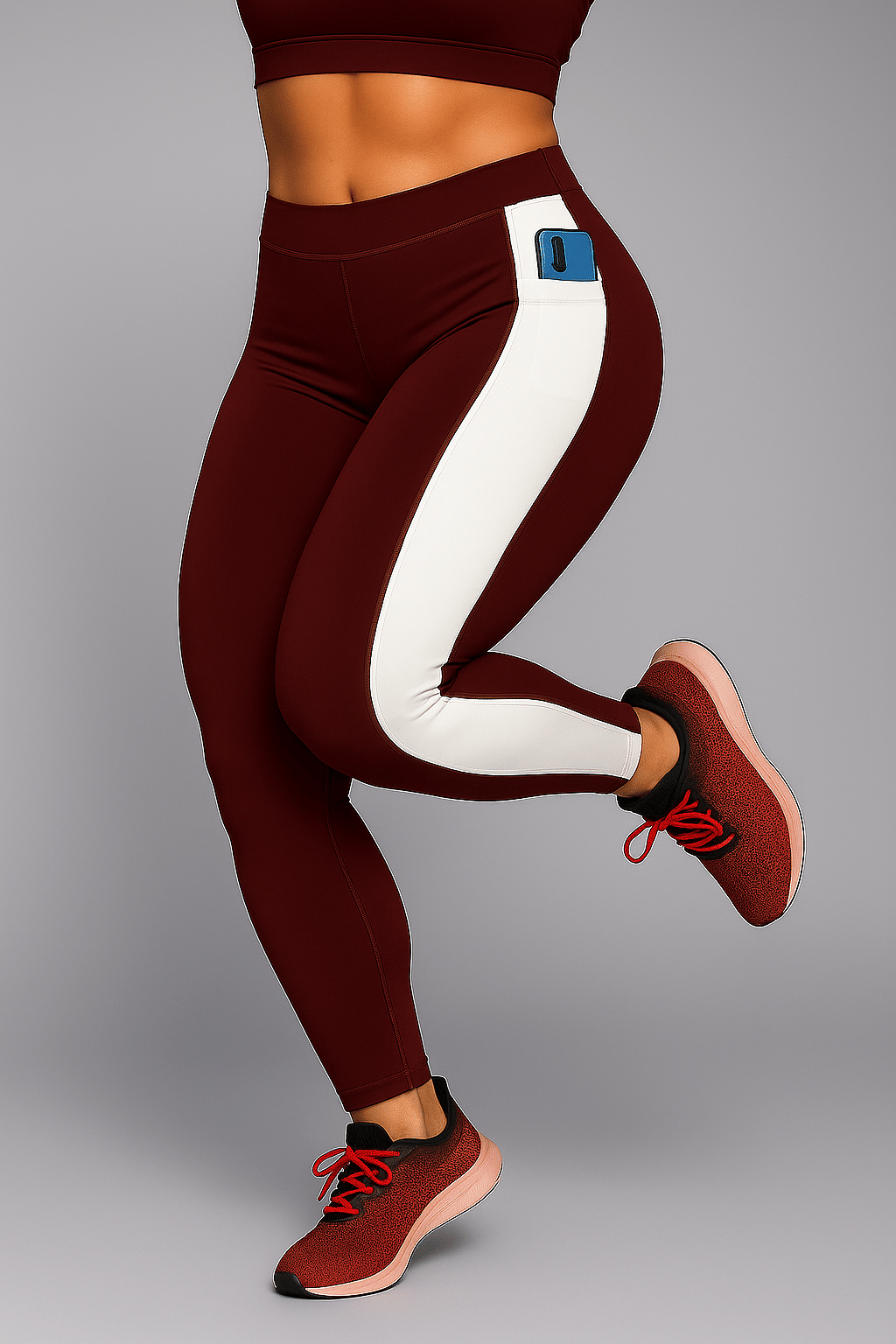     			WUGO Women Polyester Sports Tights
