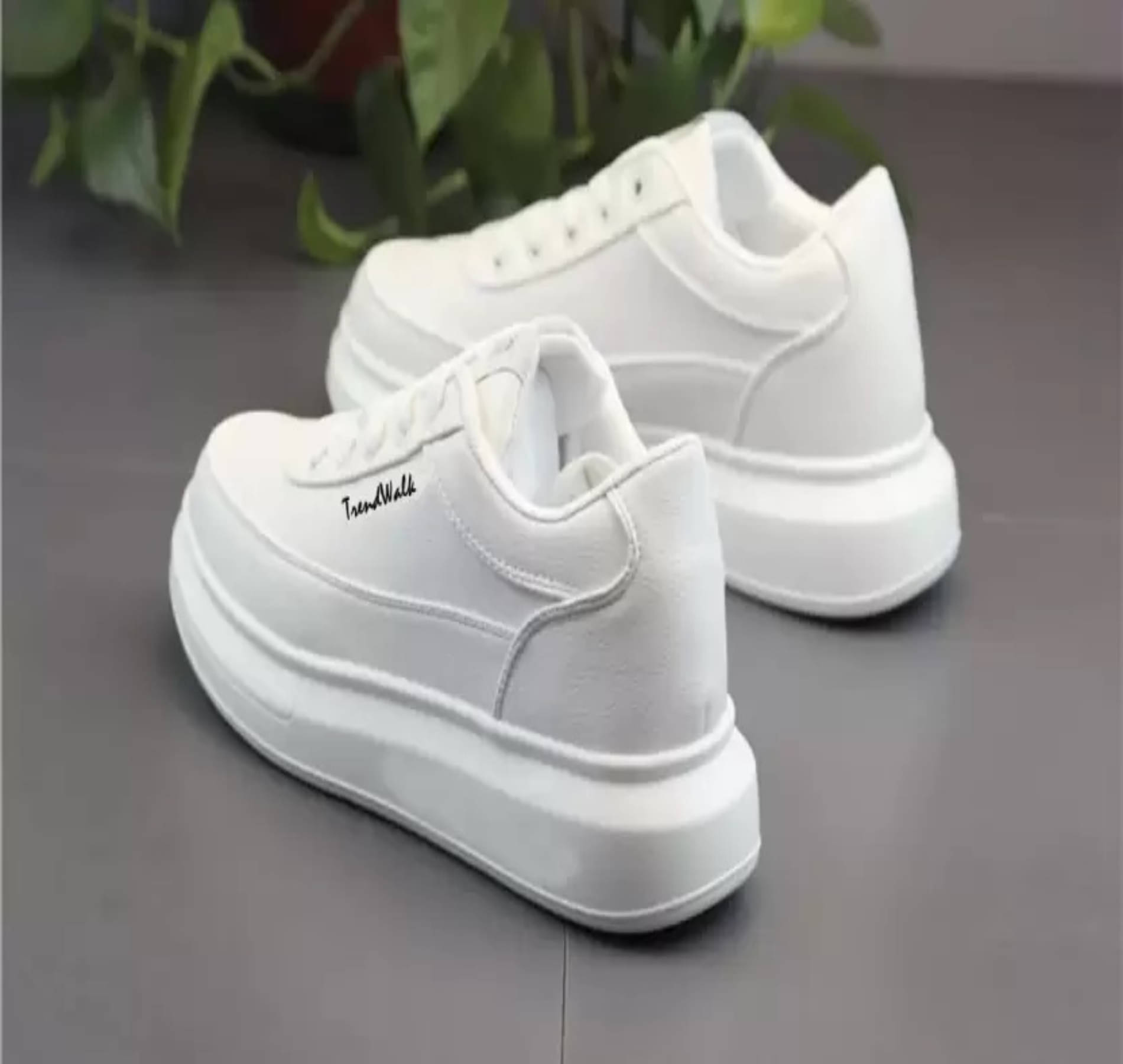     			edisson Shoes Casual Sneakers  (White) White Men's Lifestyle Shoes