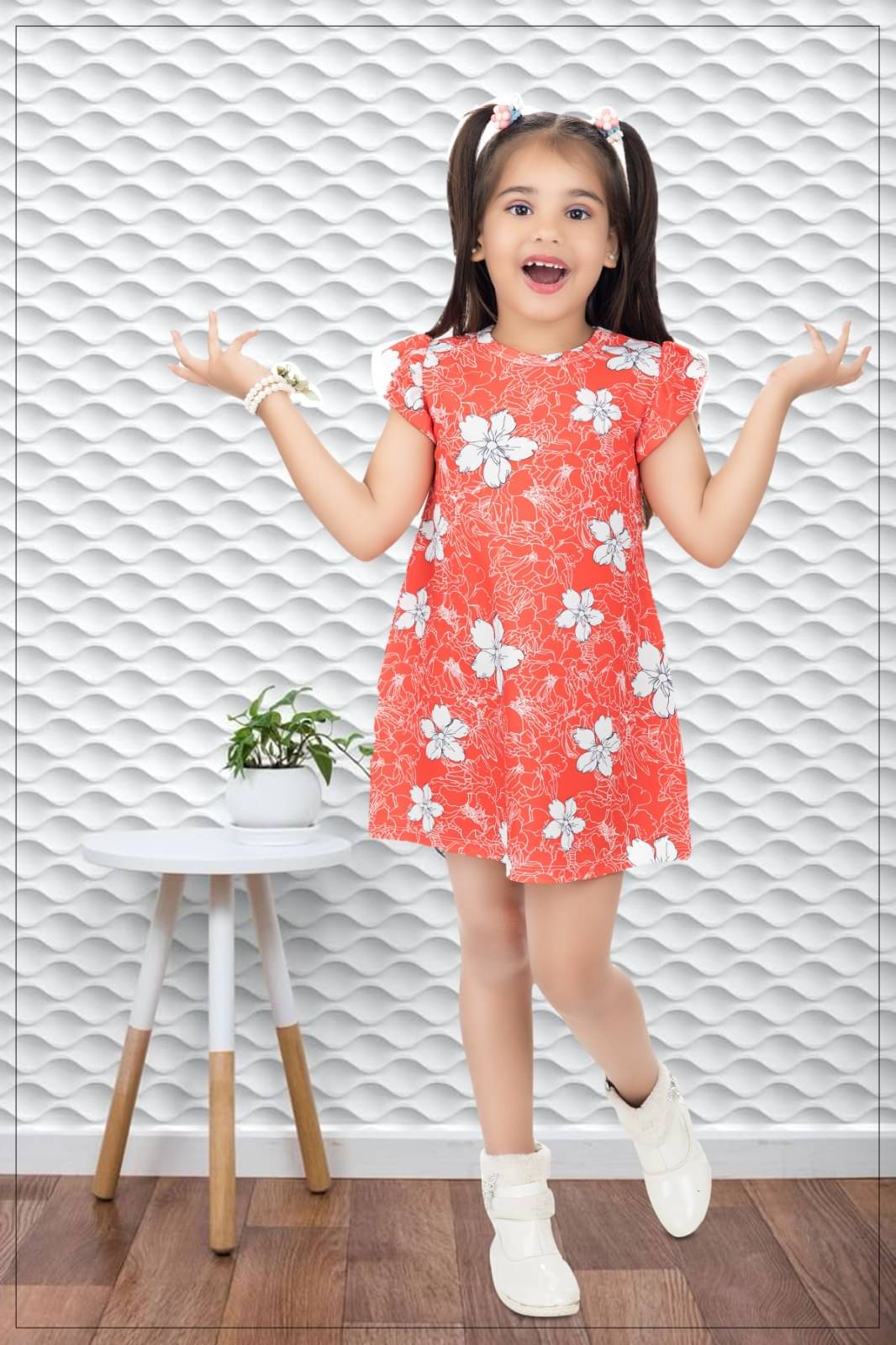 s muktar garments Cotton Blend Frock For Baby Girls ( Pack of 1 , Multicolor ) s muktar garments Cotton Blend Frock For Baby Girls ( Pack of 1 , Multicolor )
