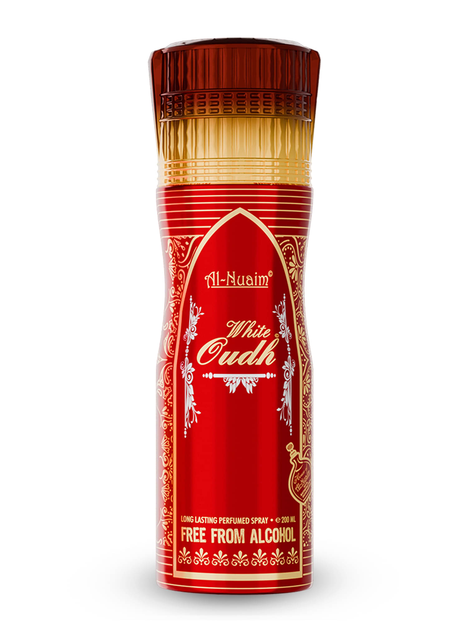    			Al-Nuaim White oudh 200 ml deo Deodorant Spray for Unisex 100 ml ( Pack of 1 )