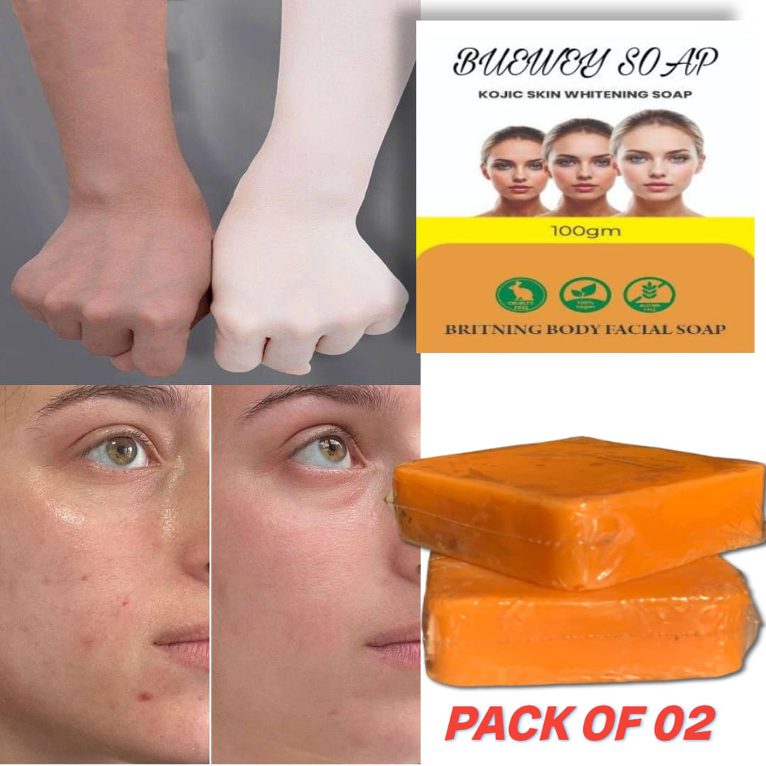     			BUEWEY Beauty Aqua Soap  Refreshing Hydrating Formula Soap for All Skin Type ( Pack of 2 )